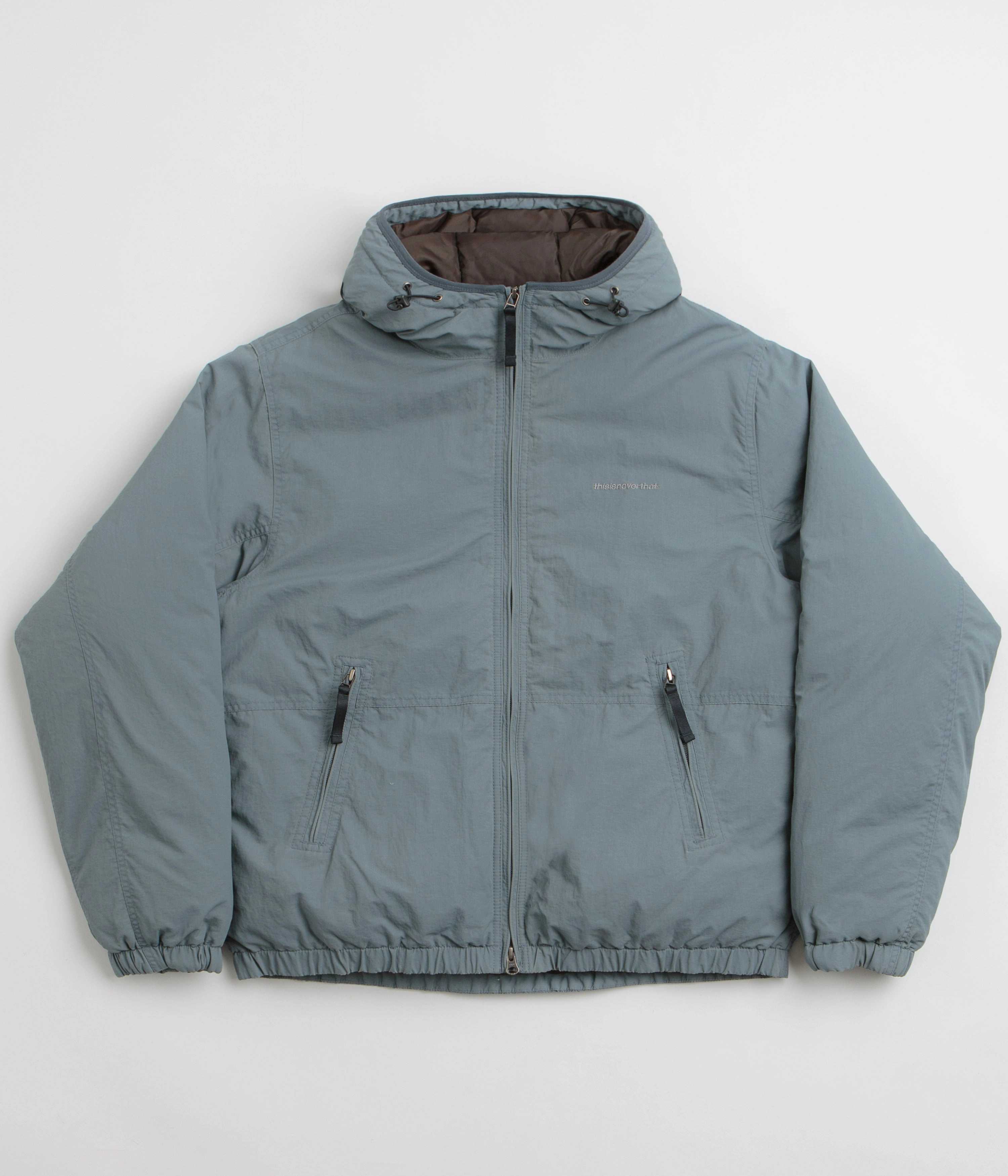 thisisneverthat Washed Down Puffer Jacket - Slate Product