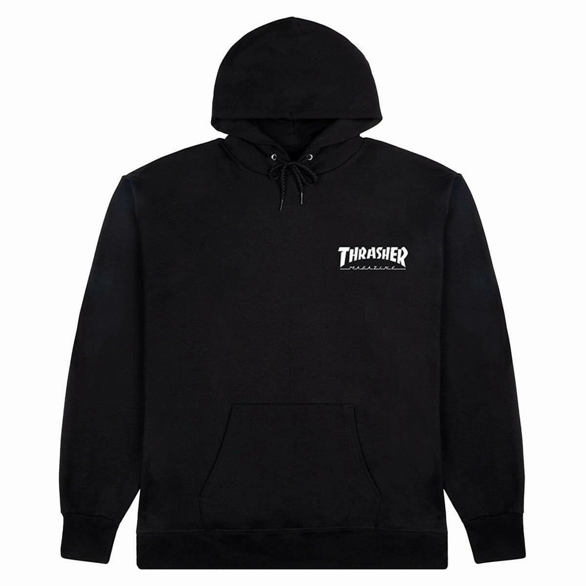 Thrasher - Little Thrasher Hoodie Black Relaxed Design
