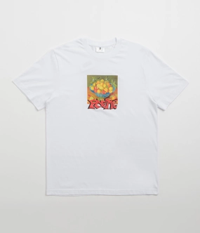 Fashionista Poetic Collective Graff Fruit T-Shirt - White