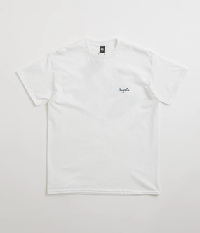 eyelet elastic waistband Magenta Femme T-Shirt - White