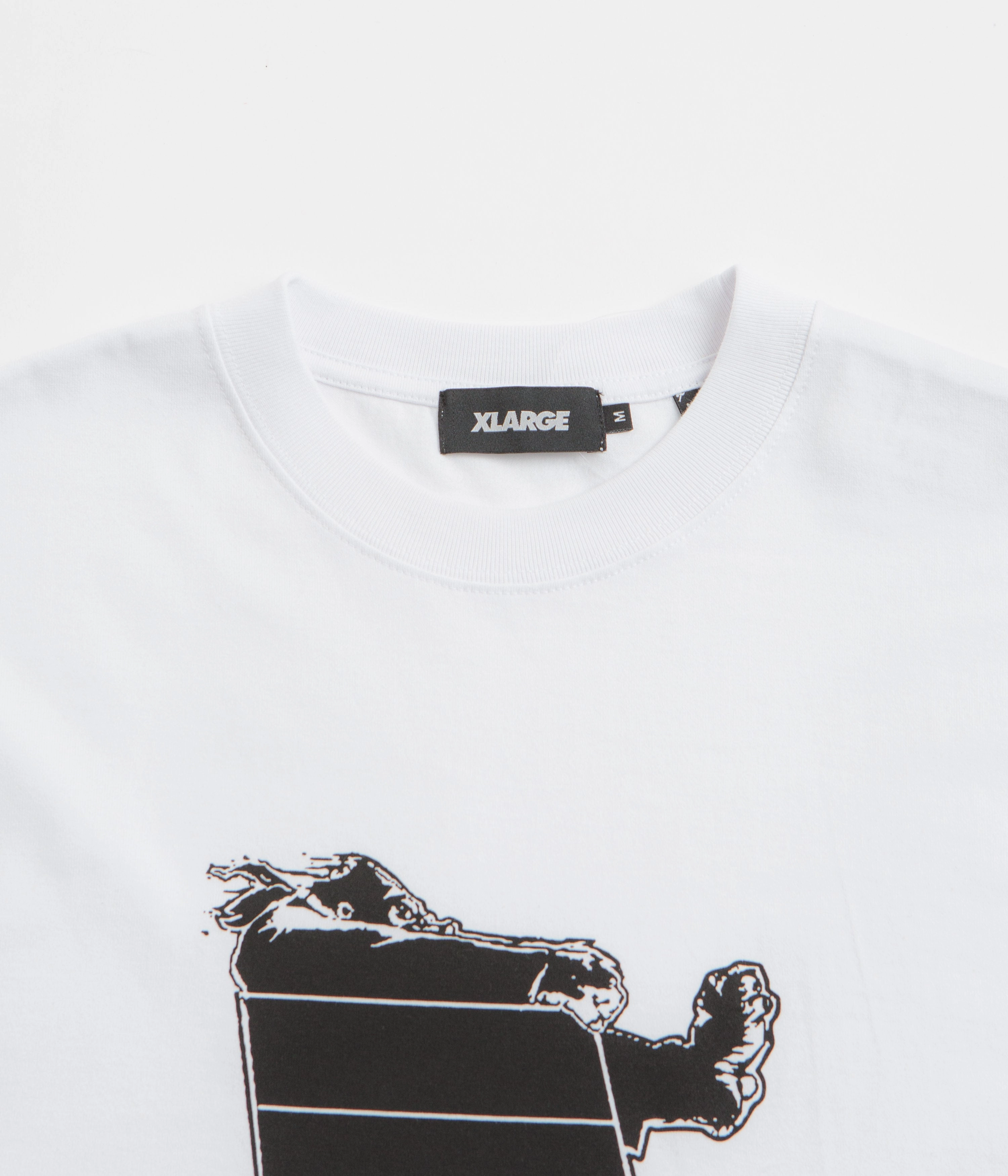 Youth fashion XLarge Wind Pressure T-Shirt - White