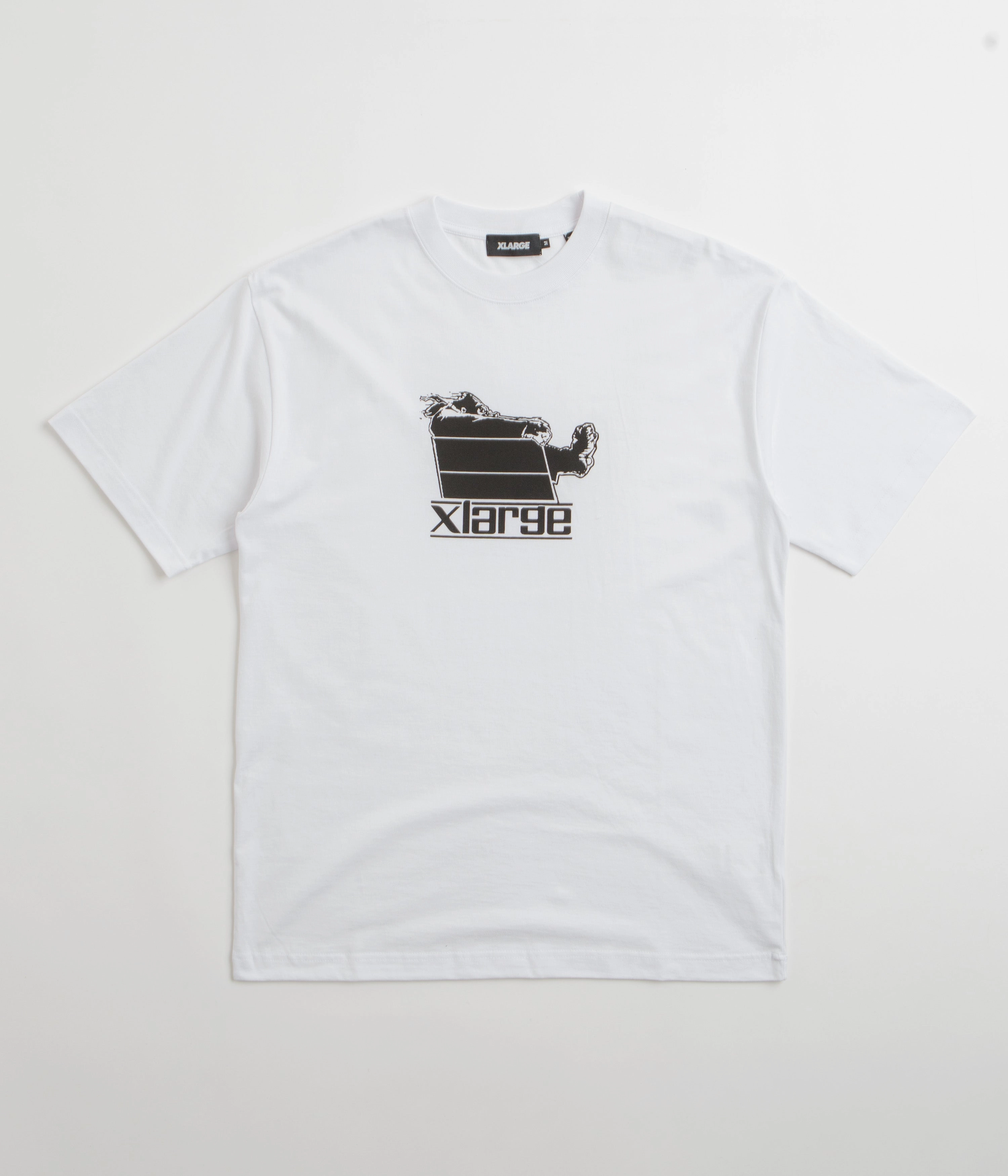school event XLarge Wind Pressure T-Shirt - White