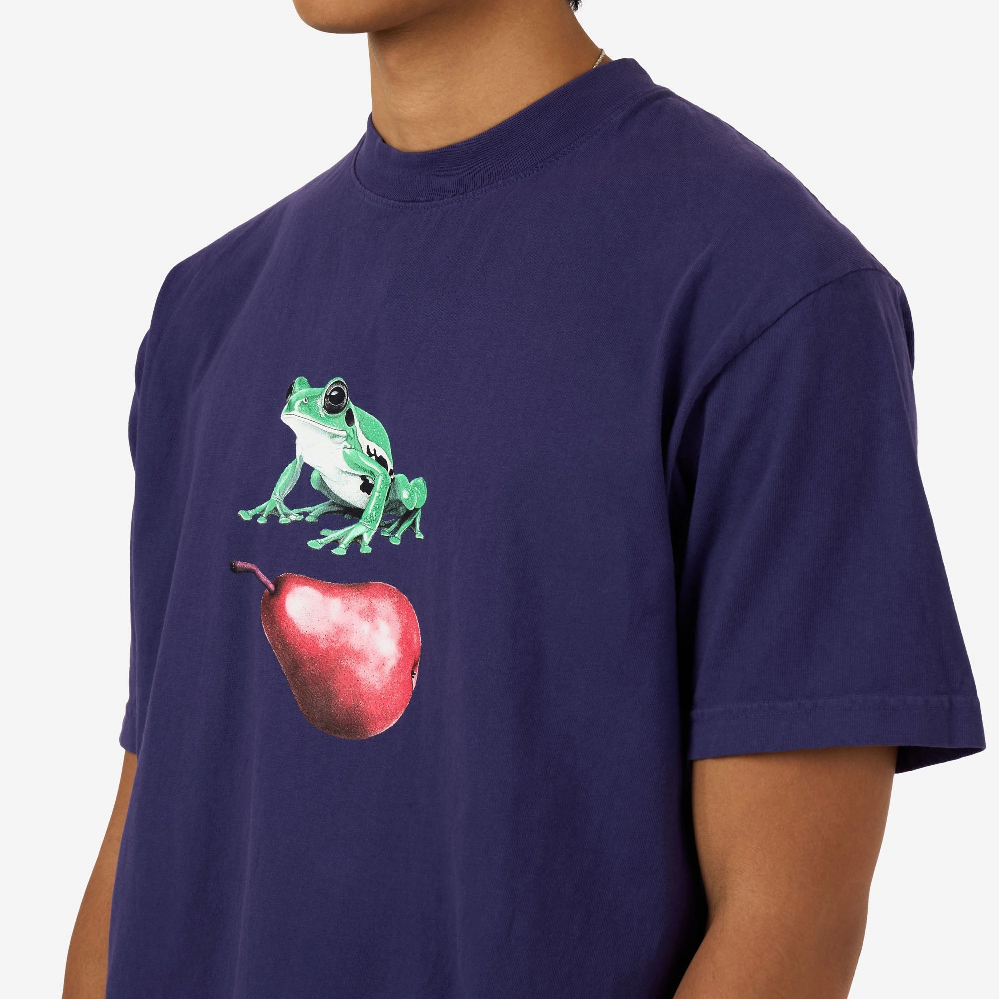 Meeting b.Eautiful Frog Pear T-Shirt Purple