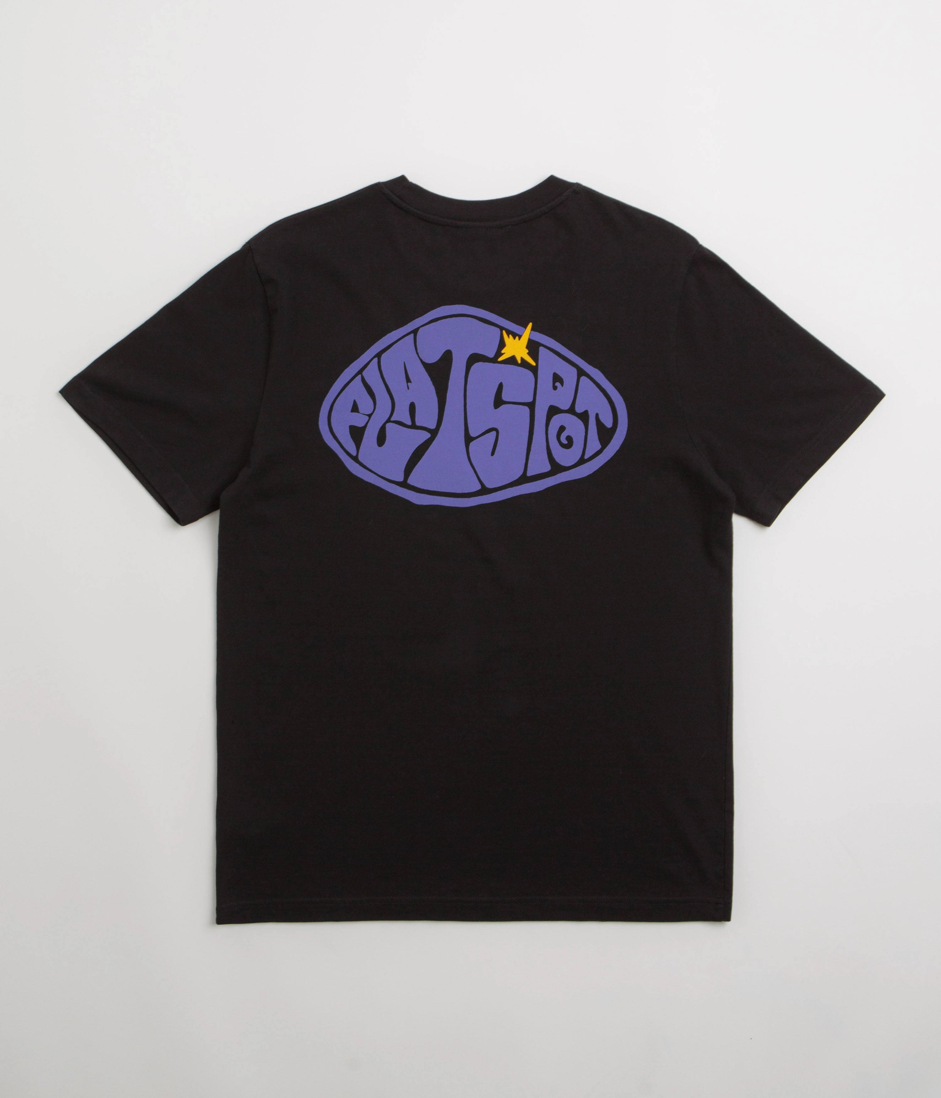 Size extra large flatspot Hole T-Shirt - Black