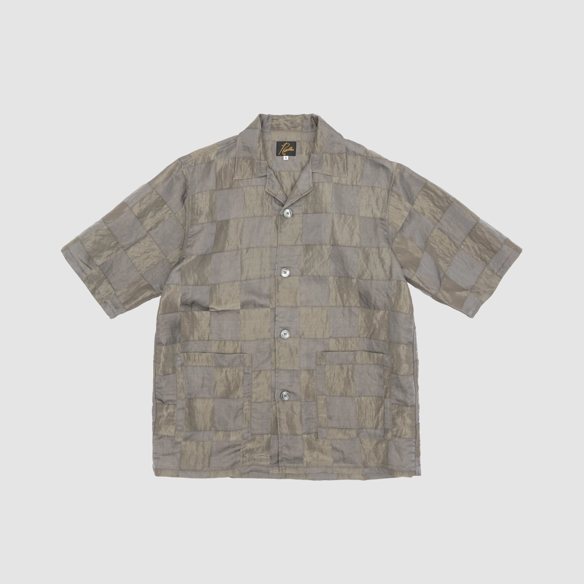 Unisex wear BRIGHT CLOTH CHECKER CABANA SHIRT