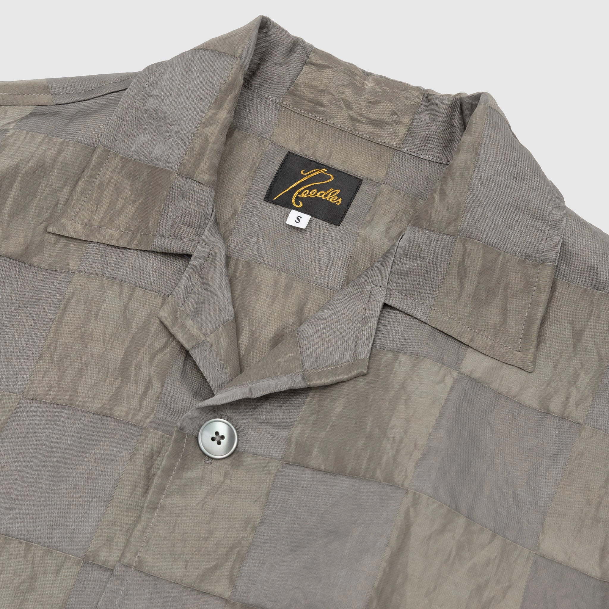 Retro Vibe Tagless label BRIGHT CLOTH CHECKER CABANA SHIRT