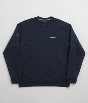 Patagonia Fitz Roy Icon Uprisal Crewneck Sweatshirt - New Navy jersey