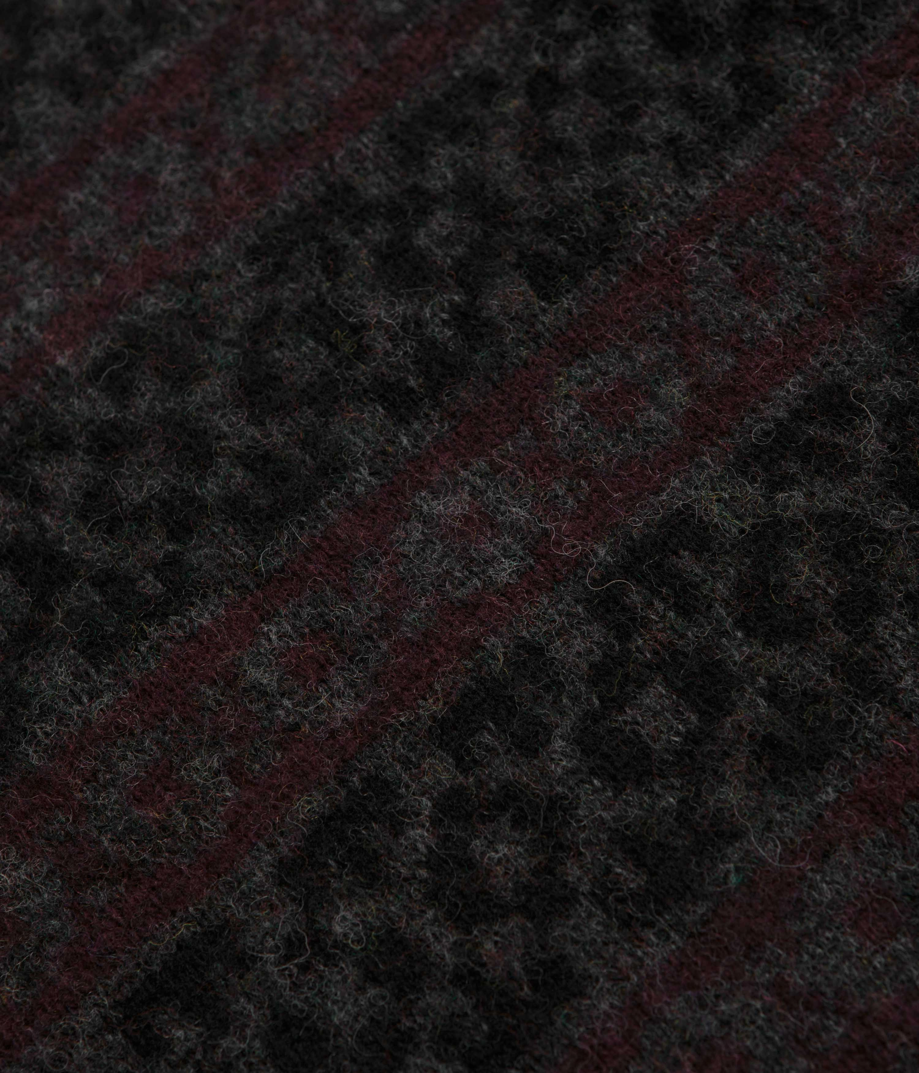 appropriate for parties Norse Projects Jonas Scottish Lambswool Fair Isle Sweatshirt - Charcoal Grey