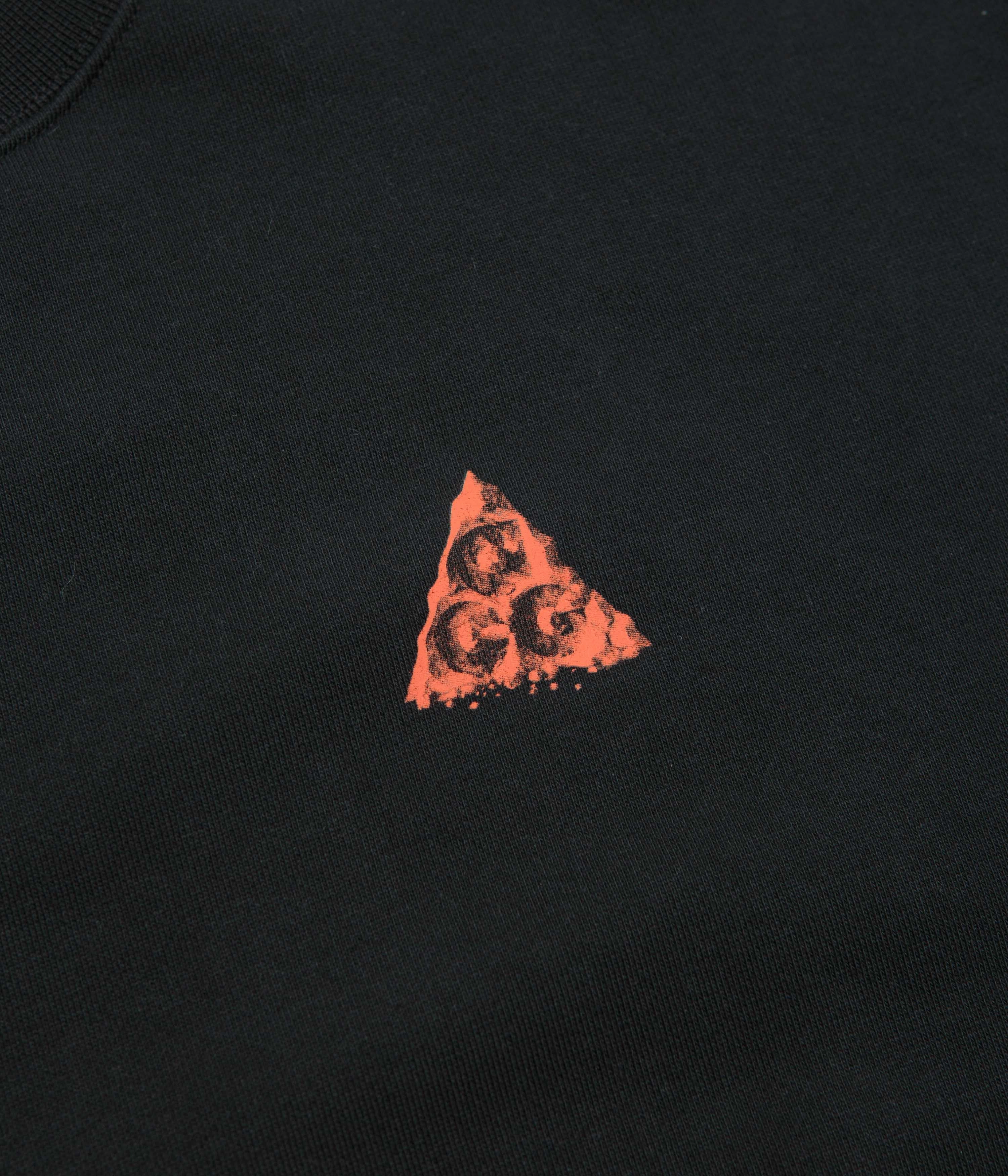 kids Nike ACG Tuff Fleece Graphic Crewneck Sweatshirt - Black