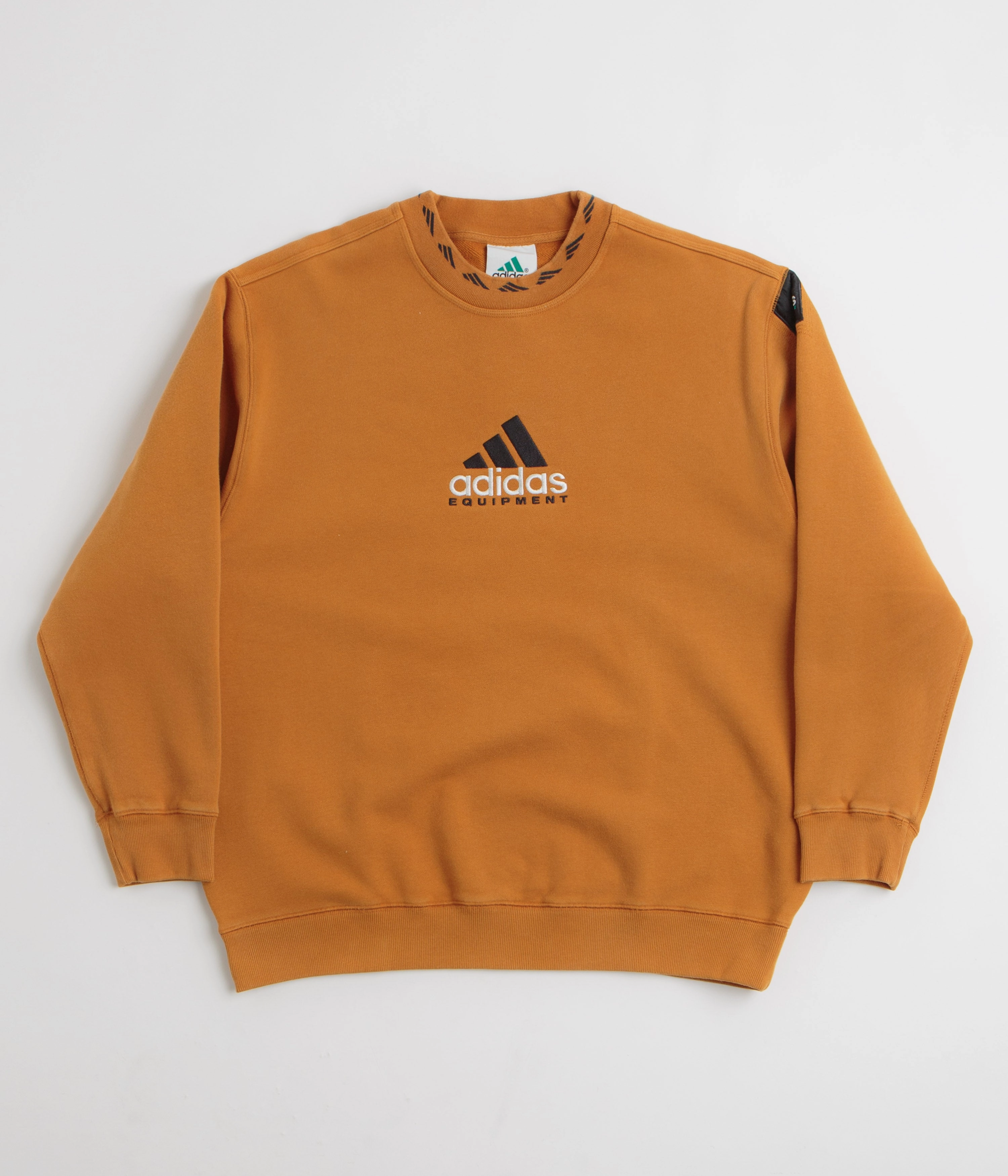 Adidas EQT Washed Crewneck Sweatshirt - Craft Ochre Cozy Wearable
