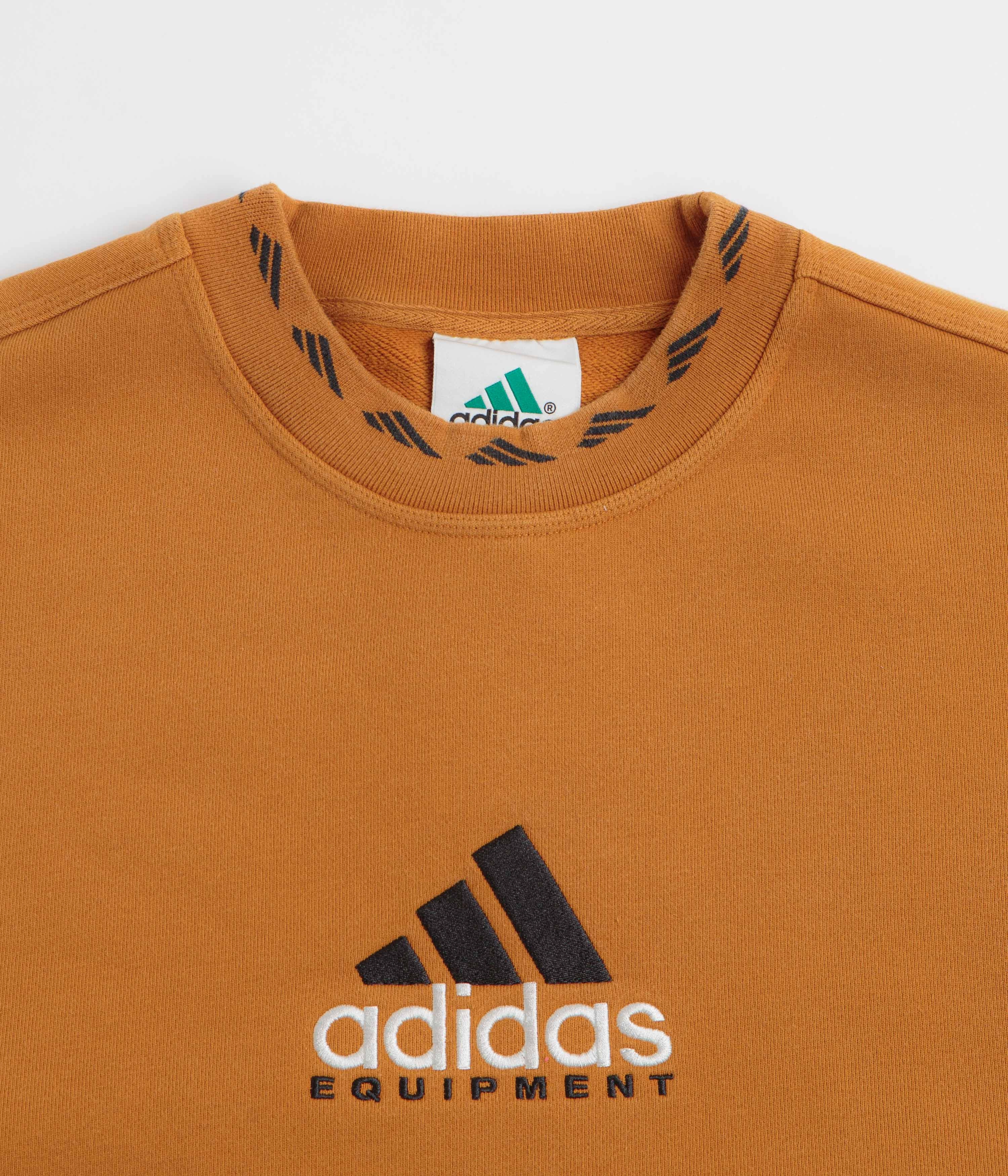 Adidas EQT Washed Crewneck Sweatshirt - Craft Ochre Party Ready