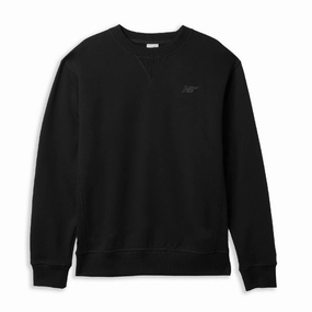 New Balance Numeric French Terry Crewneck Sweatshirt - Black Daily Bold