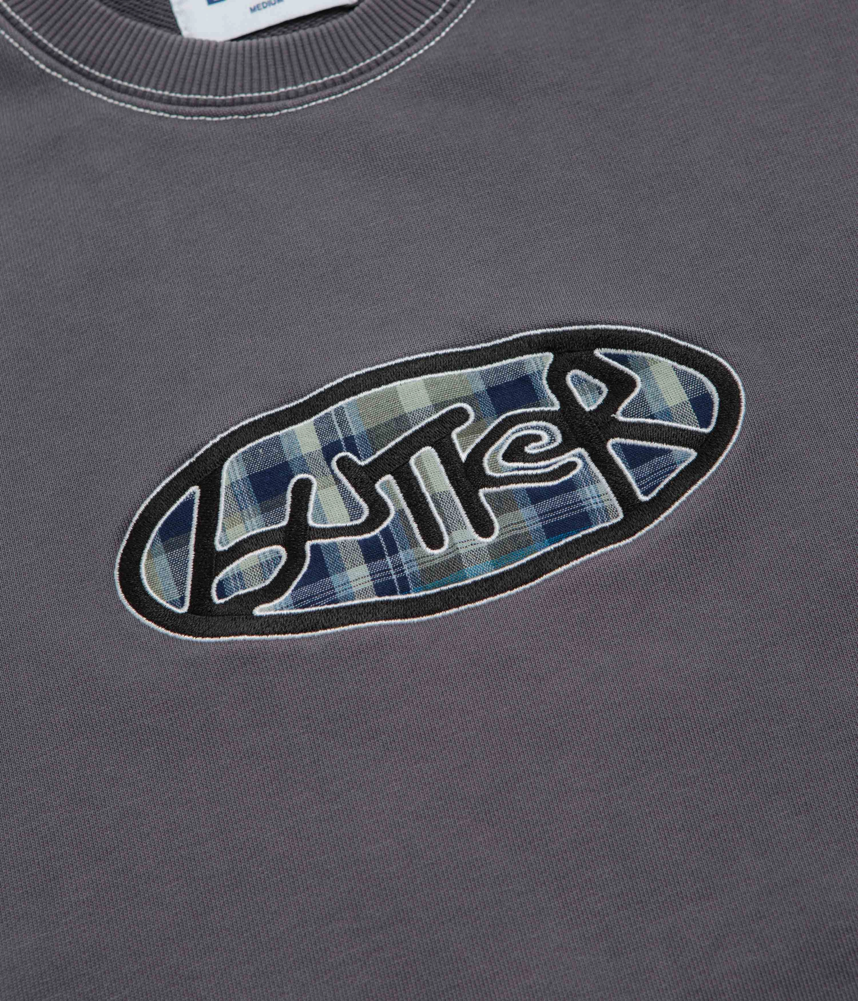 Butter Goods Crust Crewneck Sweatshirt - Washed Charcoal product promotion