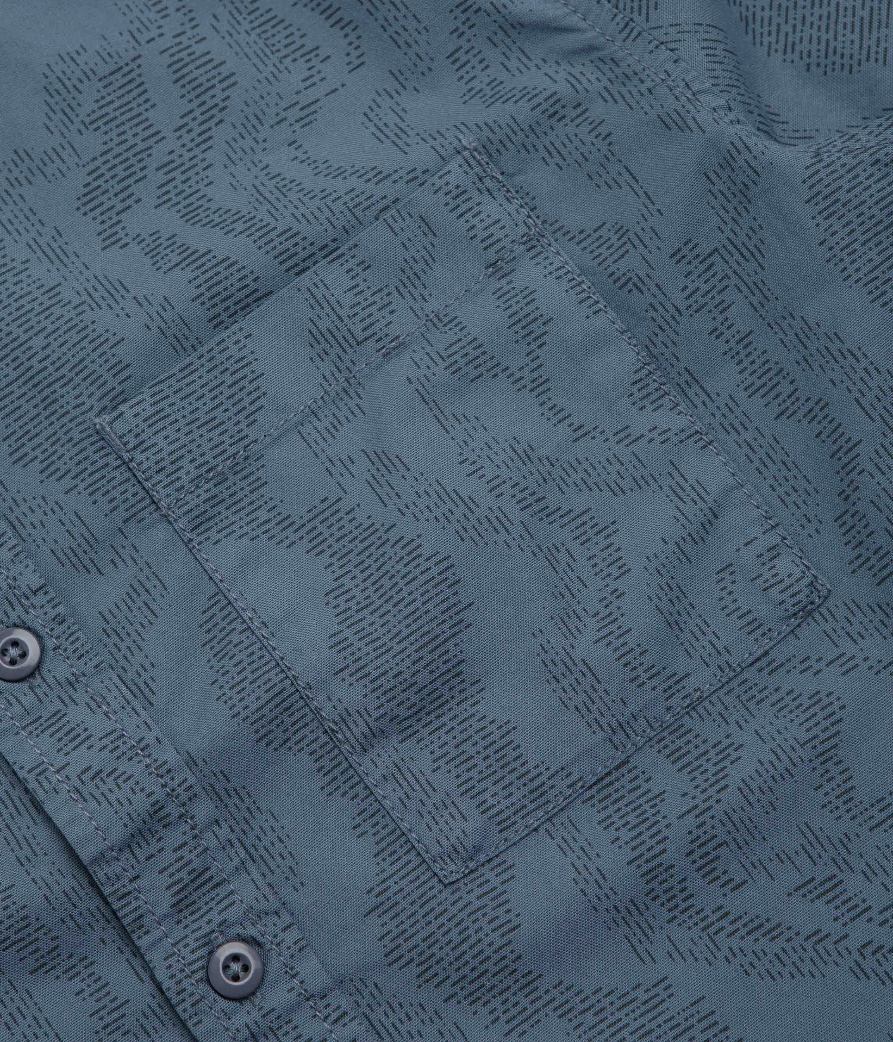 Topo Designs Dirt Desert Short Sleeve Shirt - Stone Blue River Bed Casual Wear