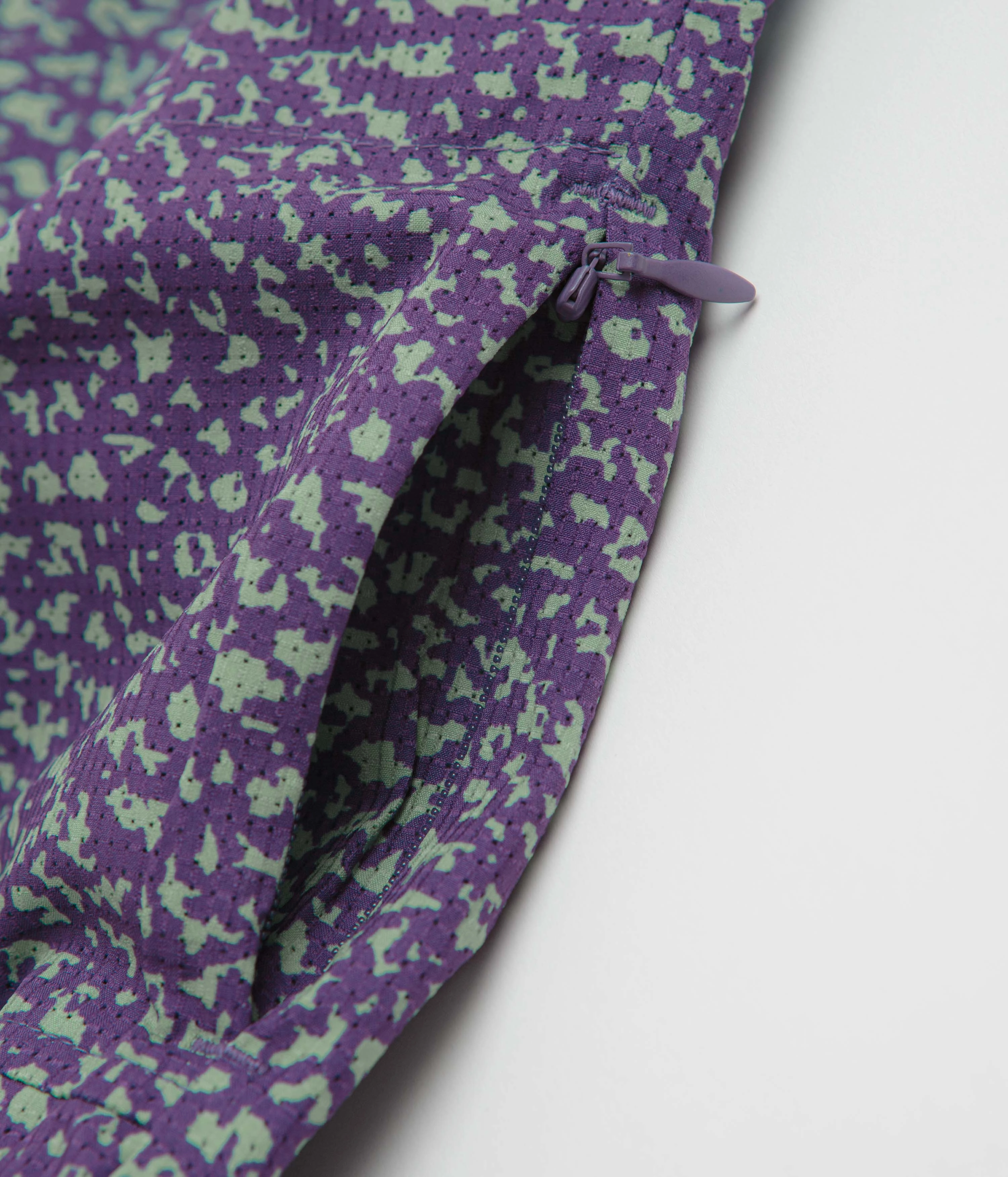 Friends Meetup Printed Pattern Topo Designs Womens Retro River Short Sleeve Shirt - Crackle Loganberry