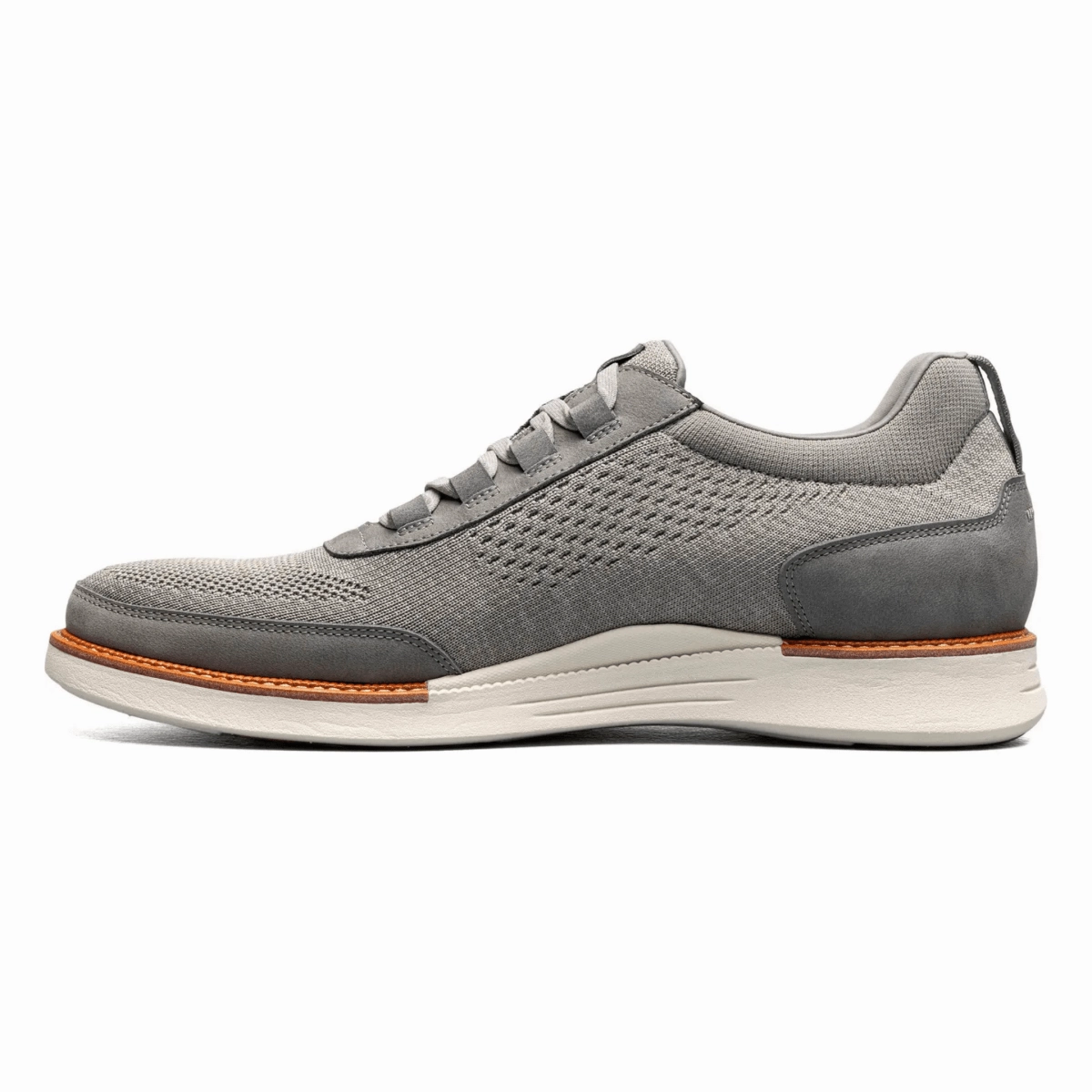 Rolling Motion Florsheim Men's Launch Knit Elastic Grey