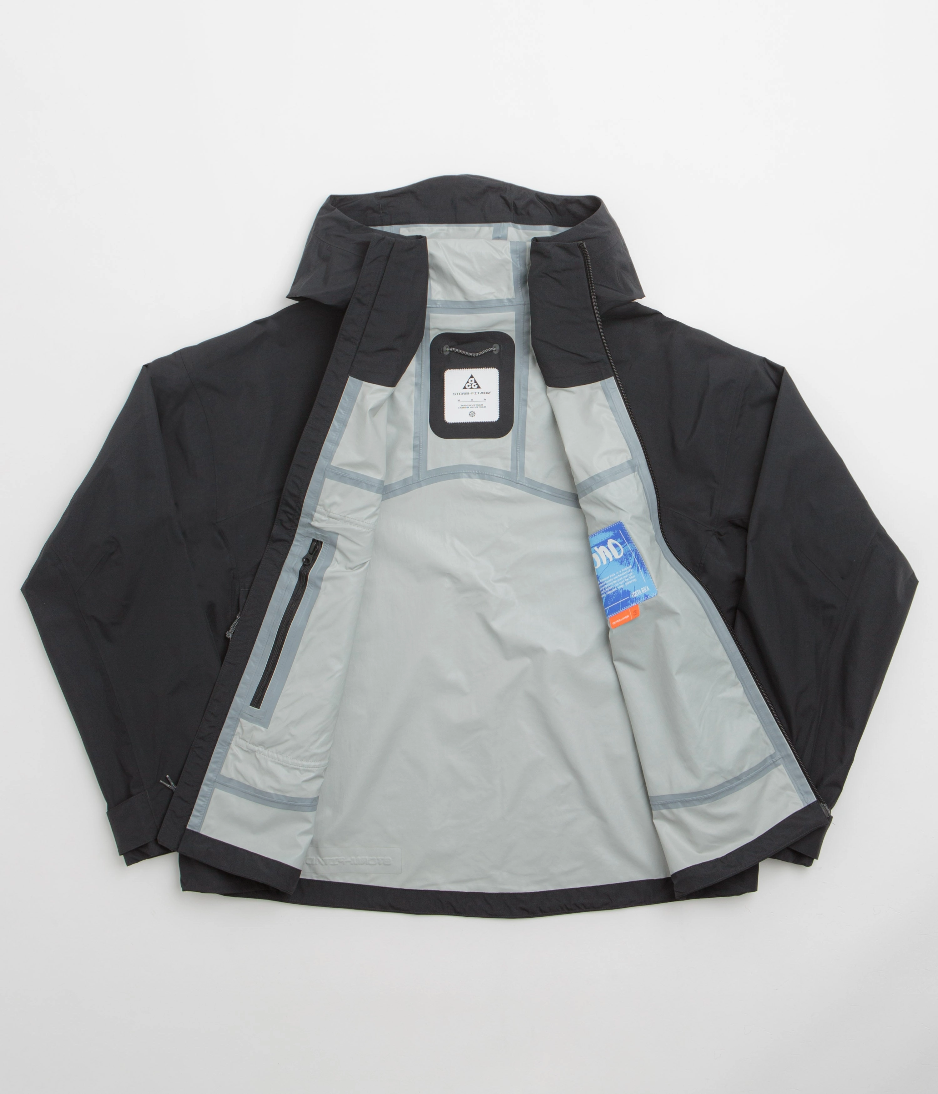 Resist Winter Coat Nike ACG Womens Morpho Rain Jacket - Black / Summit White