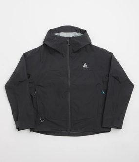 Double Layered Insulation Nike ACG Womens Morpho Rain Jacket - Black / Summit White