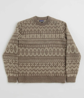 Patagonia Recycled Wool Sweatshirt - Helmsman: Seabird Grey Brunch Outfit