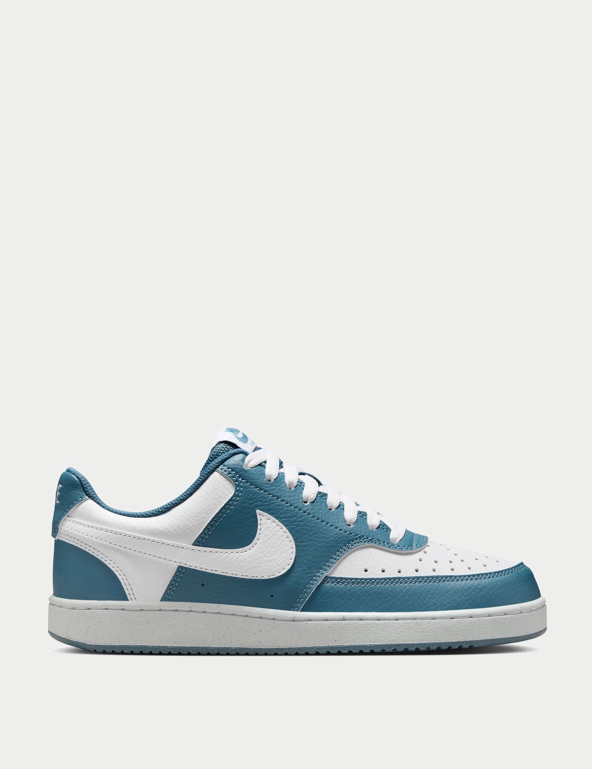 Court Vision Low Next Nature Shoes - White/Smokey Blue Air Circulation Channels