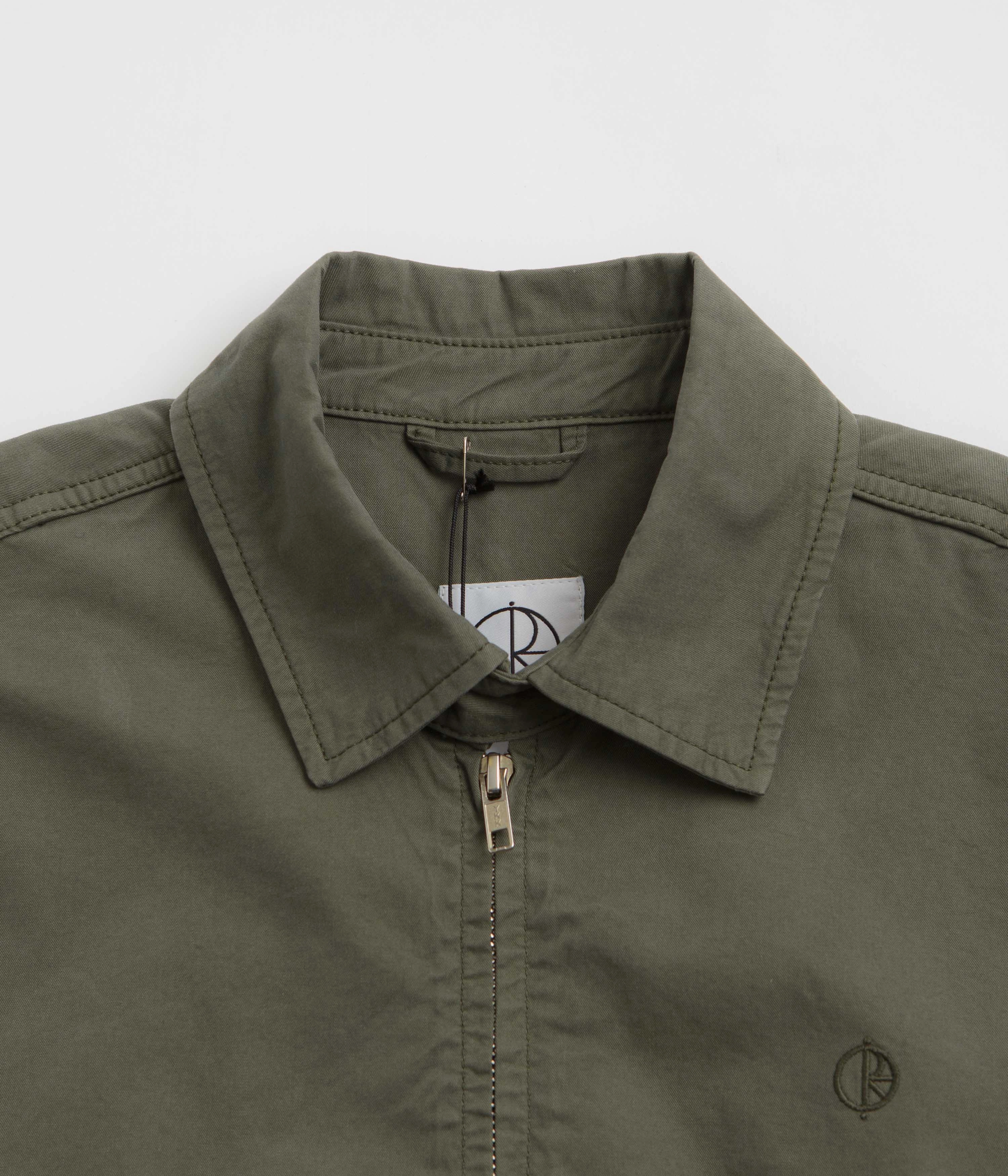 Reflective accents Warm Exterior Polar Nick Jacket  - Grey Green