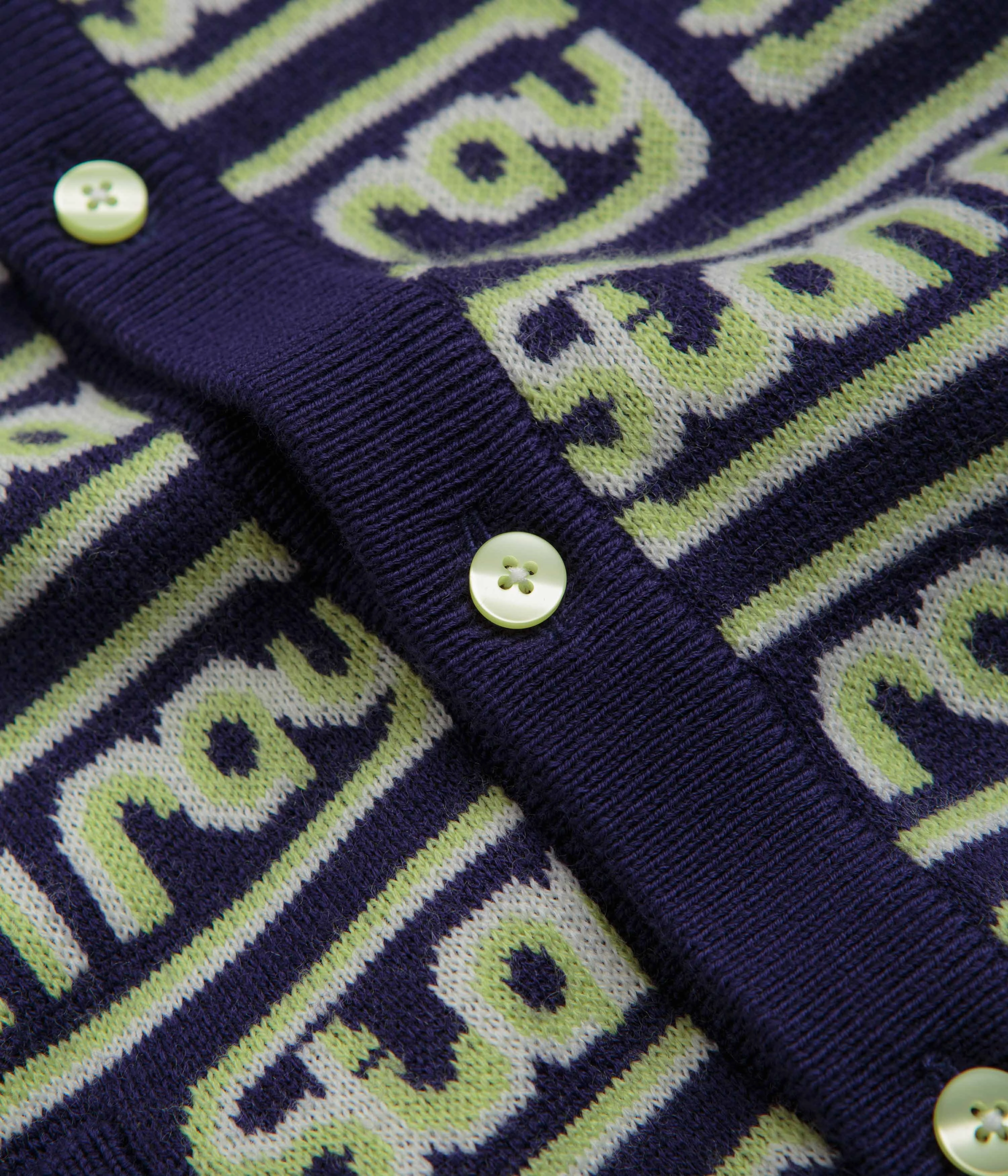 Layered Stan Ray Knitted Cardigan - Moto Repeat