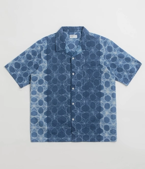 Universal Works Road Shirt - Indigo Sleeveless Cut