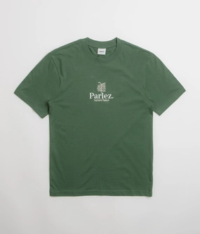 Parlez Nurture T-Shirt - Kelp Green Resilient Collar Interlining Tailored Fit