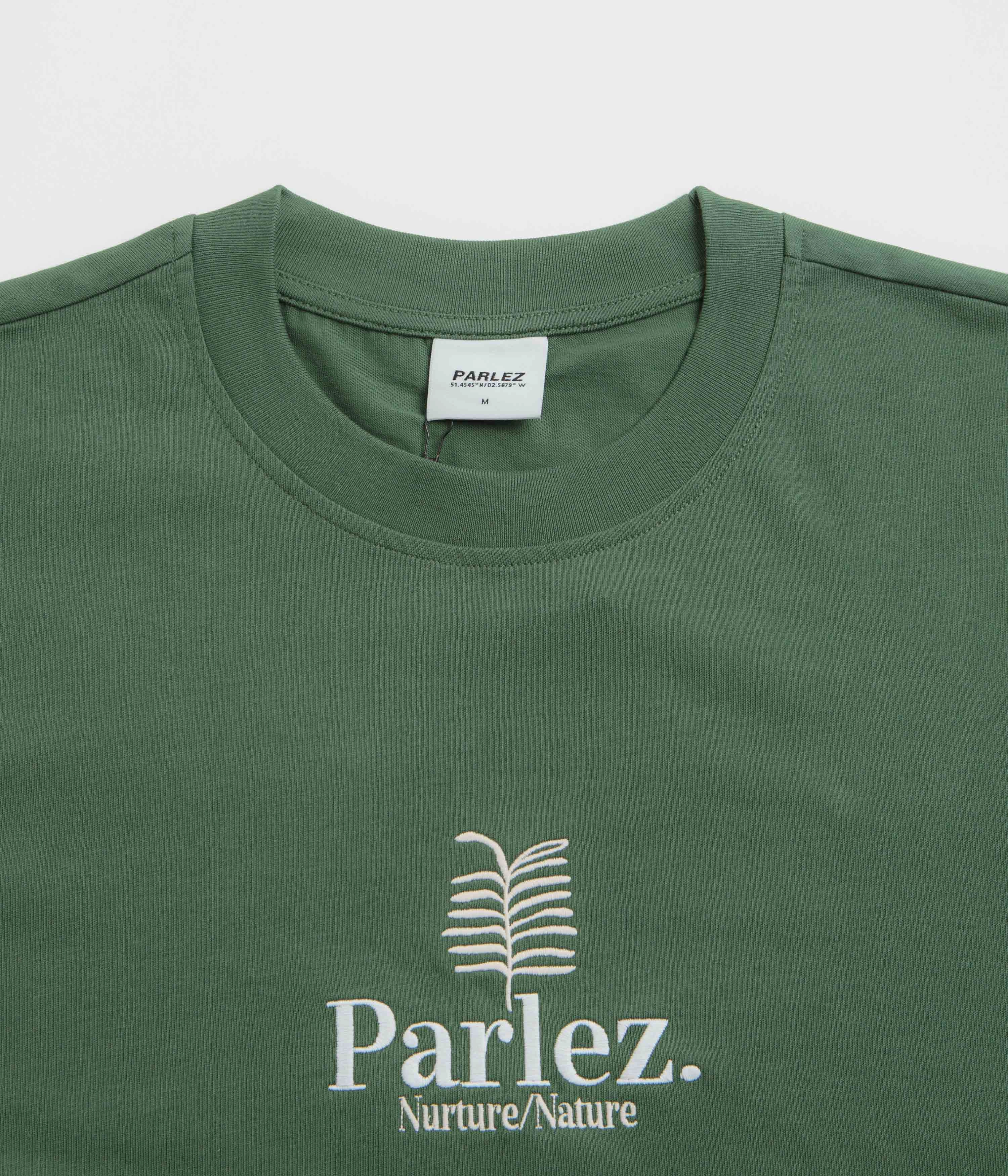 Lightweight Material mountain vacation Parlez Nurture T-Shirt - Kelp Green