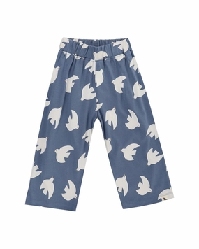 Chilly Day Layers Stretchable Design Turtledove London Seagull Crop Trouser