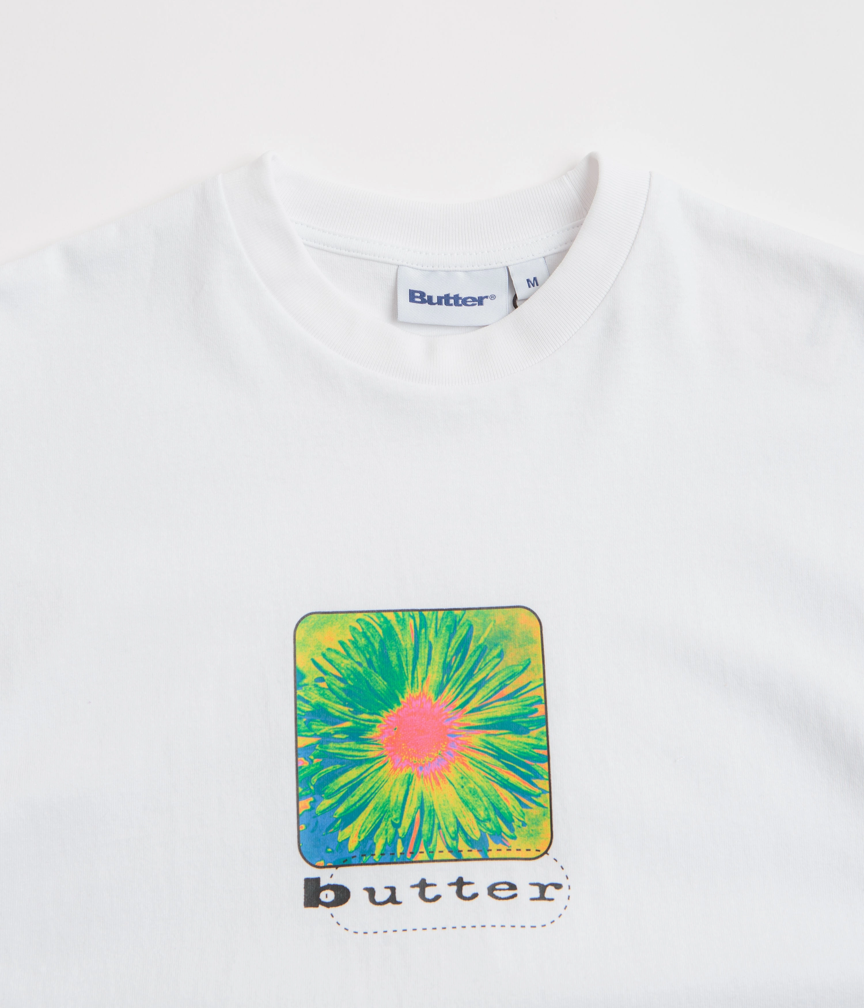 Butter Goods Daisy T-Shirt - White Exhibition
