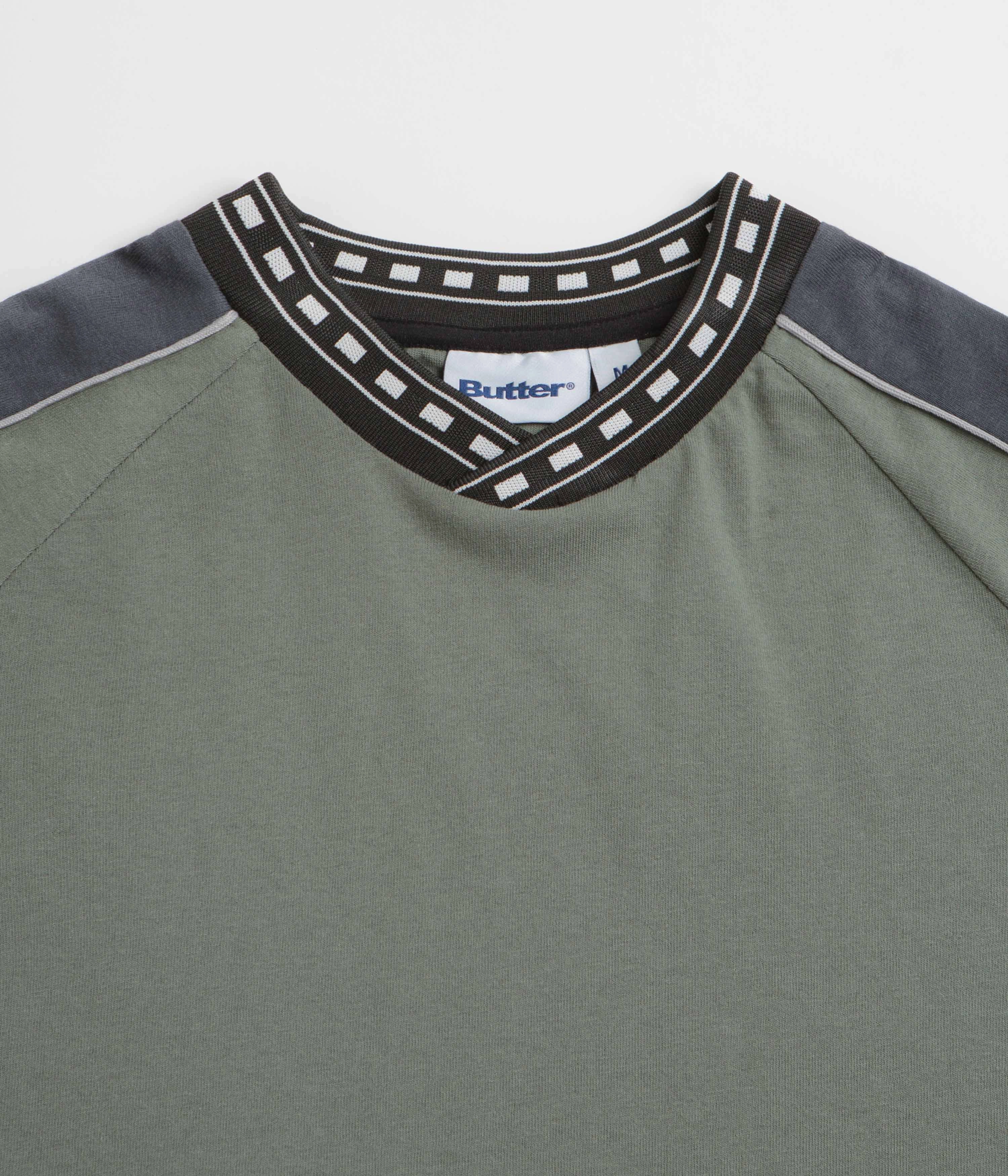 Multi Directional Stretch Butter Goods Drift T-Shirt - Safari