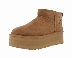 UGG Women's Classic Ultra Mini Platform Boots Durable Shell Comfort Seeker Clean Finish
