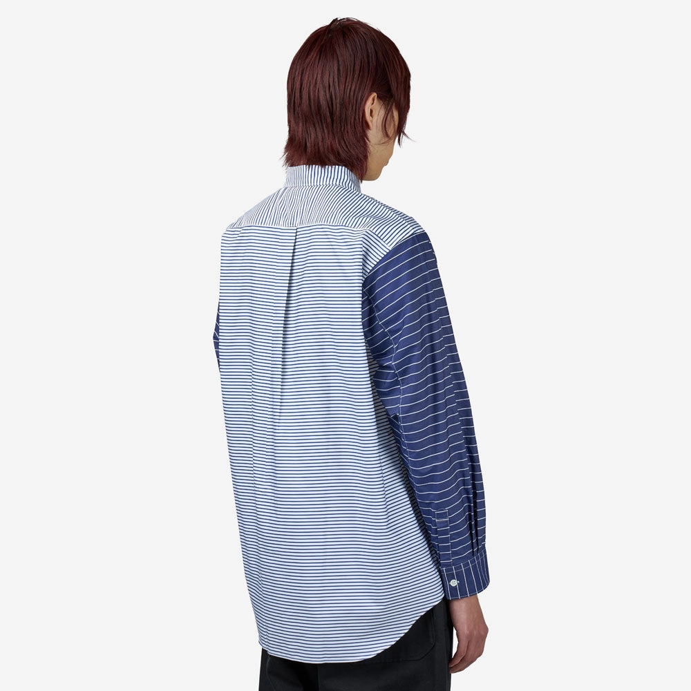 COMME des GAR?ONS SHIRT Yarn Dyed Stripe Poplin Shirt / Stripe 1 Spring Break Eco Friendly Dye
