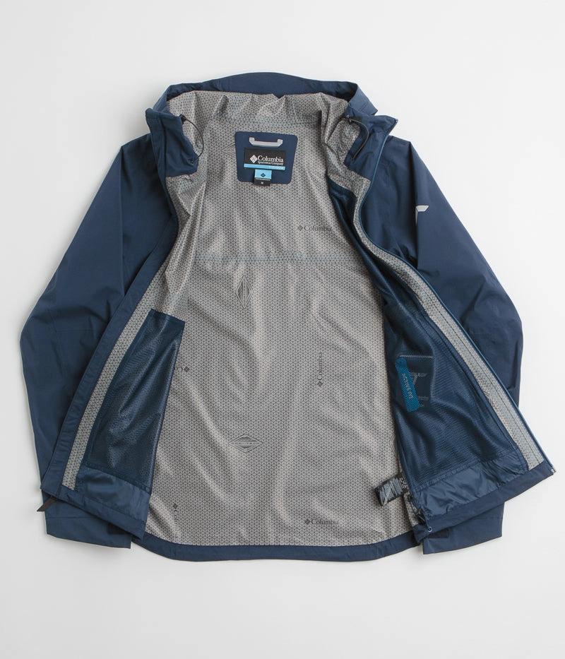 autumn season Columbia Ampli-Dry II Shell Jacket - Collegiate Navy