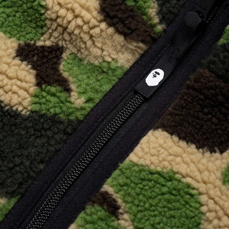 Powder A Bathing Ape ABC Camo Boa Reversible Jacket - Green