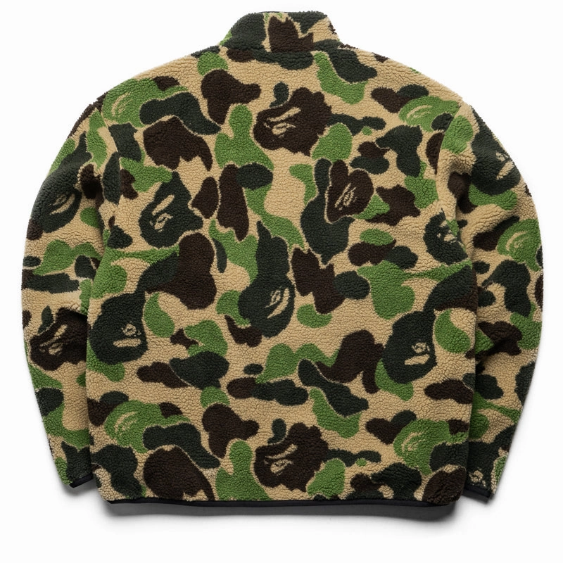 A Bathing Ape ABC Camo Boa Reversible Jacket - Green comfort enhancer Elastic waist