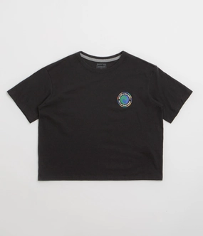 fringe Heels Patagonia Womens Unity Fitz Easy Cut Responsibili-Tee T-Shirt - Ink Black