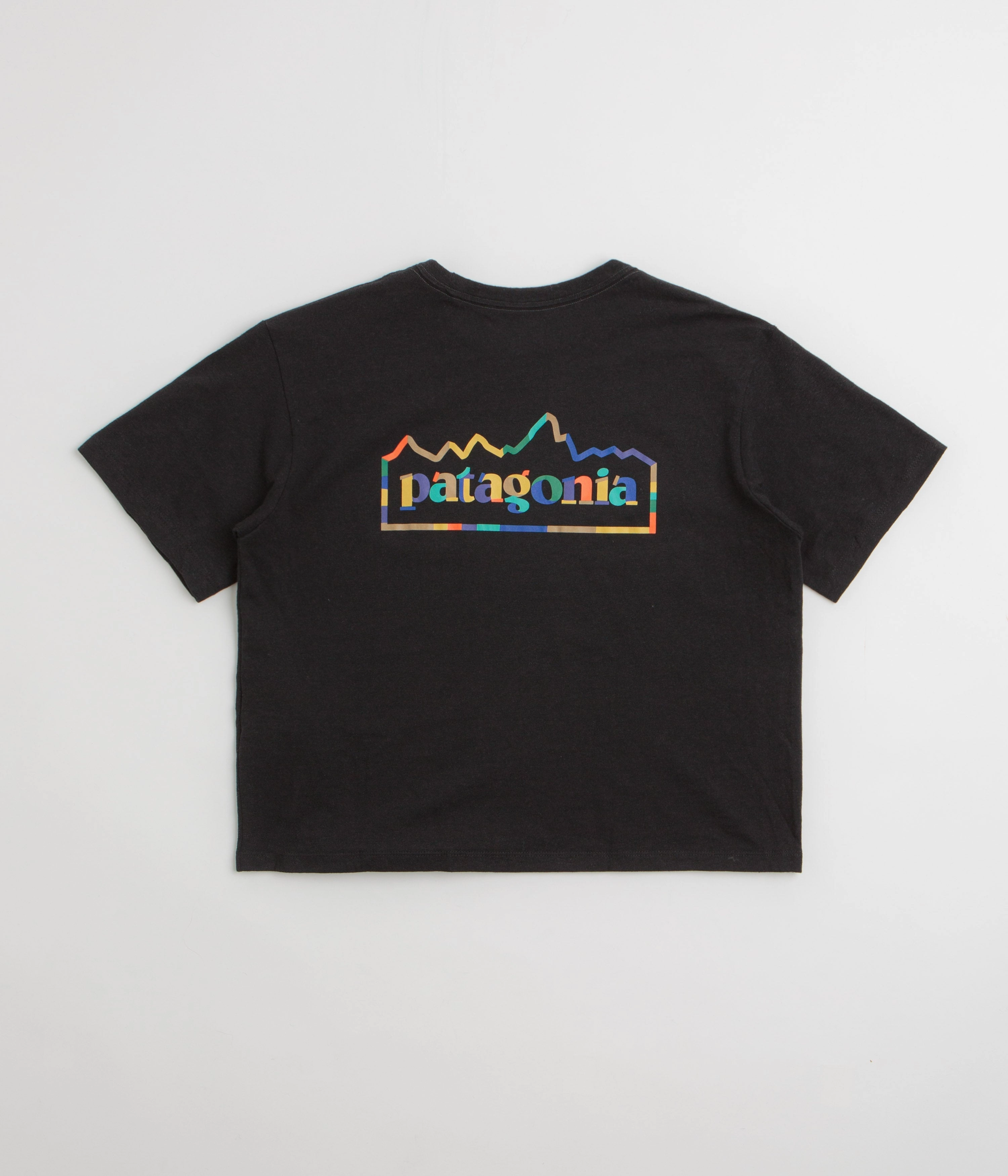 Patagonia Womens Unity Fitz Easy Cut Responsibili-Tee T-Shirt - Ink Black Casual-wear sports uniform