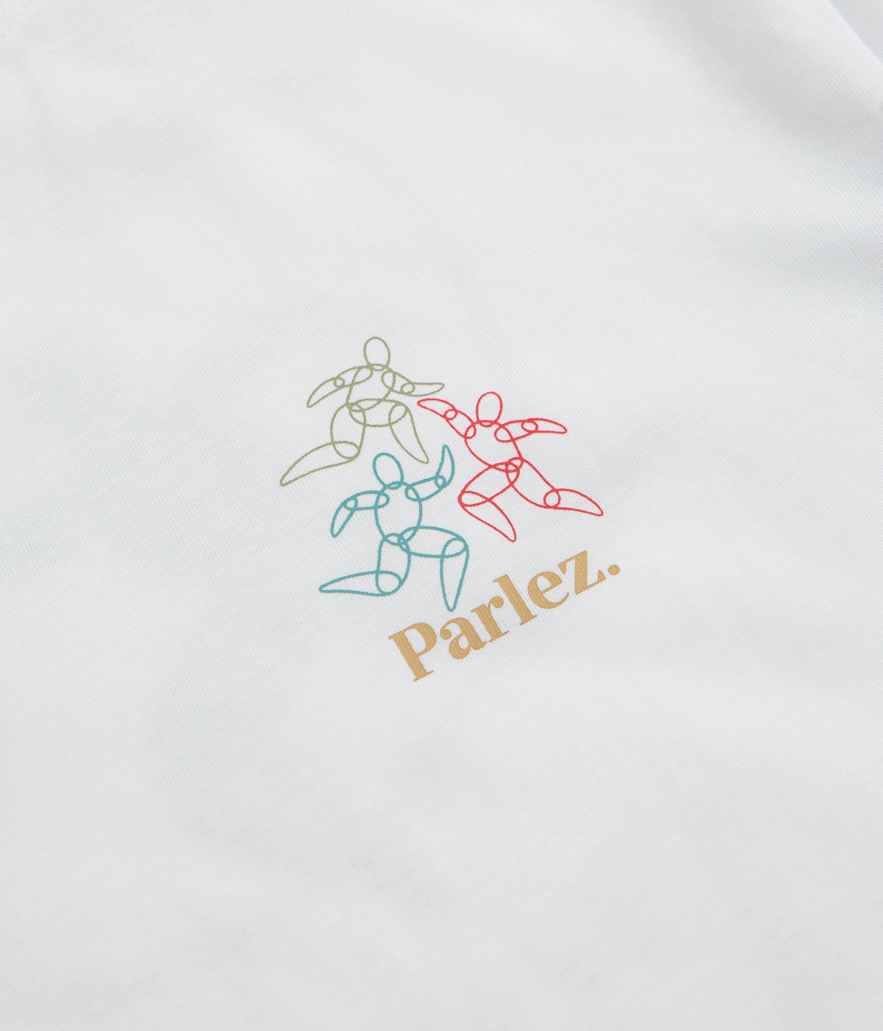 Parlez Corpora T-Shirt - White countryside button-down