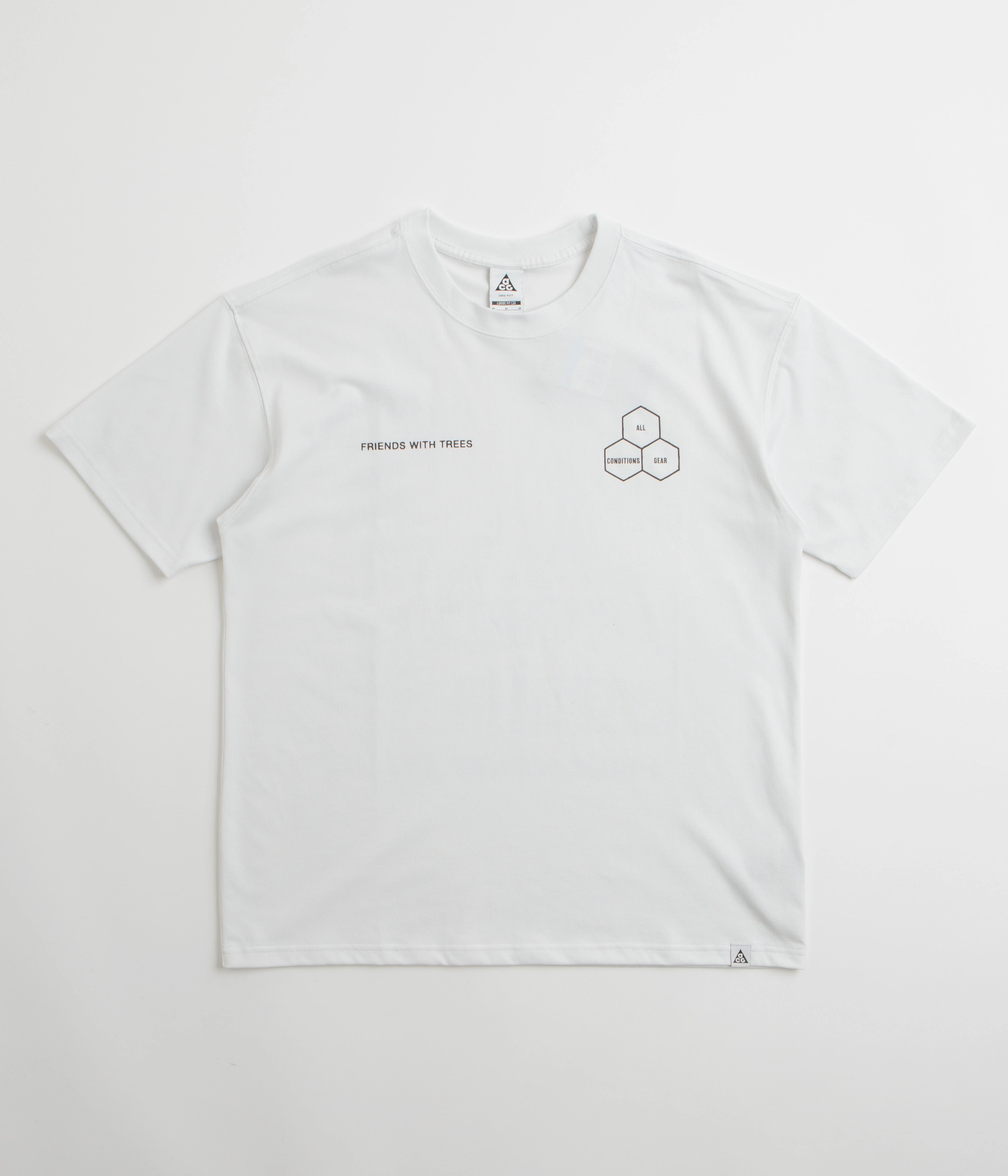 Coastal aesthetic Dry climate Nike ACG Walk Tree T-Shirt - Summit White