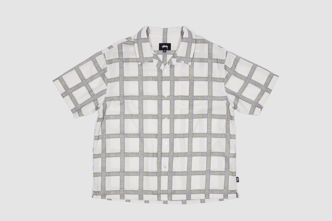 Reinforced Collar STUSSY HAND DRAWN PLAID SHIRT