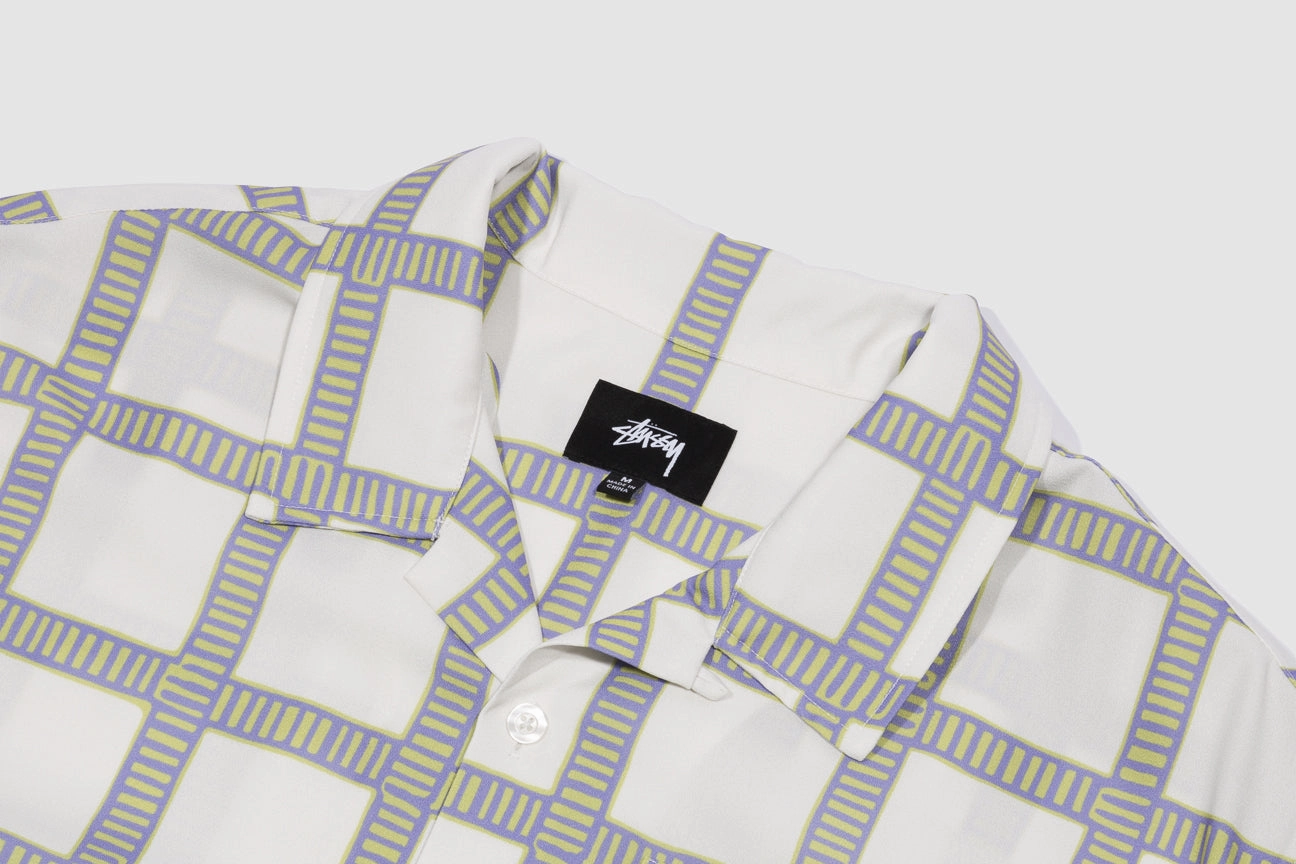 STUSSY HAND DRAWN PLAID SHIRT Timeless Piece