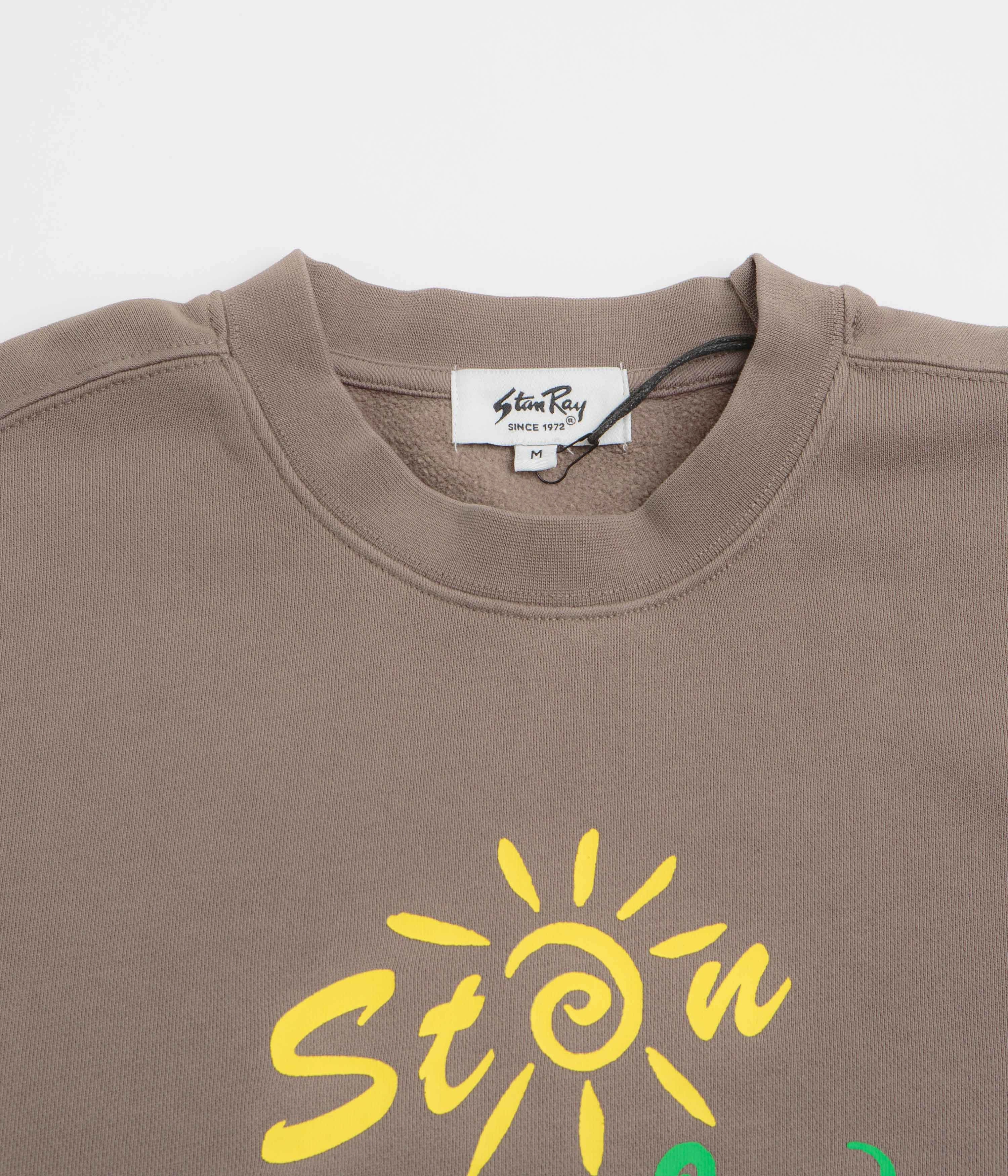 Effortless Comfort Cozy Comfort Stan Ray Ray Vine Crewneck Sweatshirt - Shale