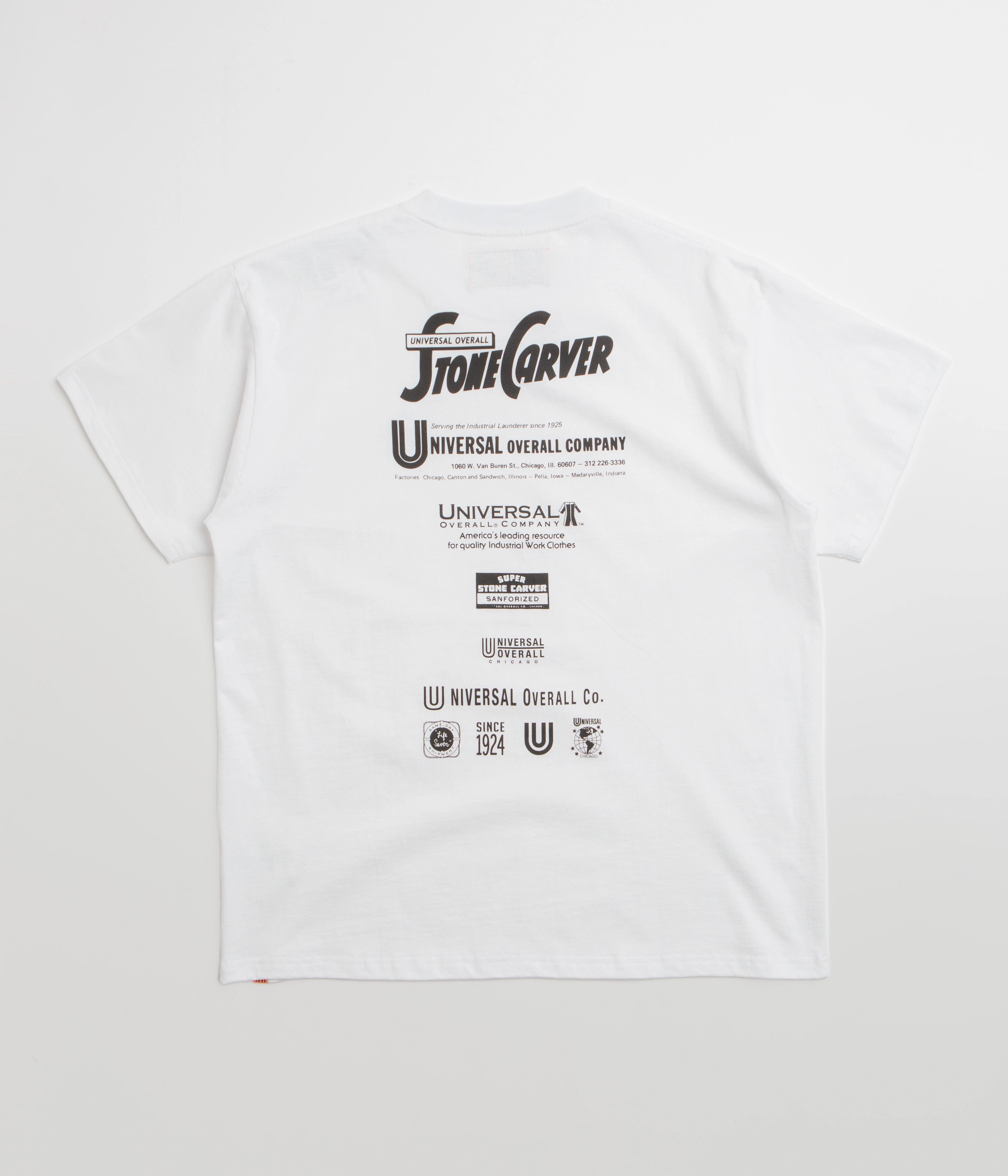 Exclusive Universal Overall Historical Logo T-Shirt - White