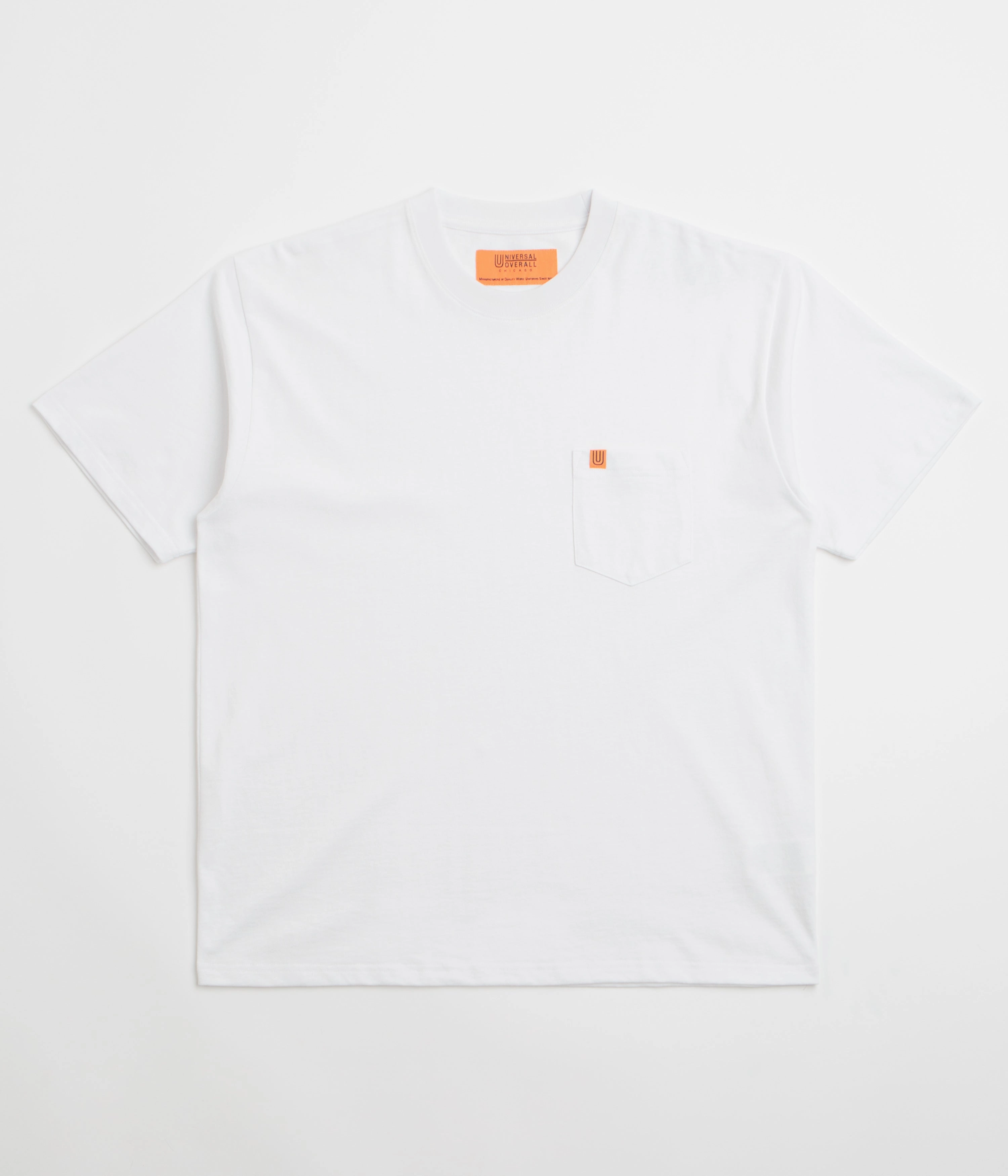mass-produced Universal Overall Pocket T-Shirt - White