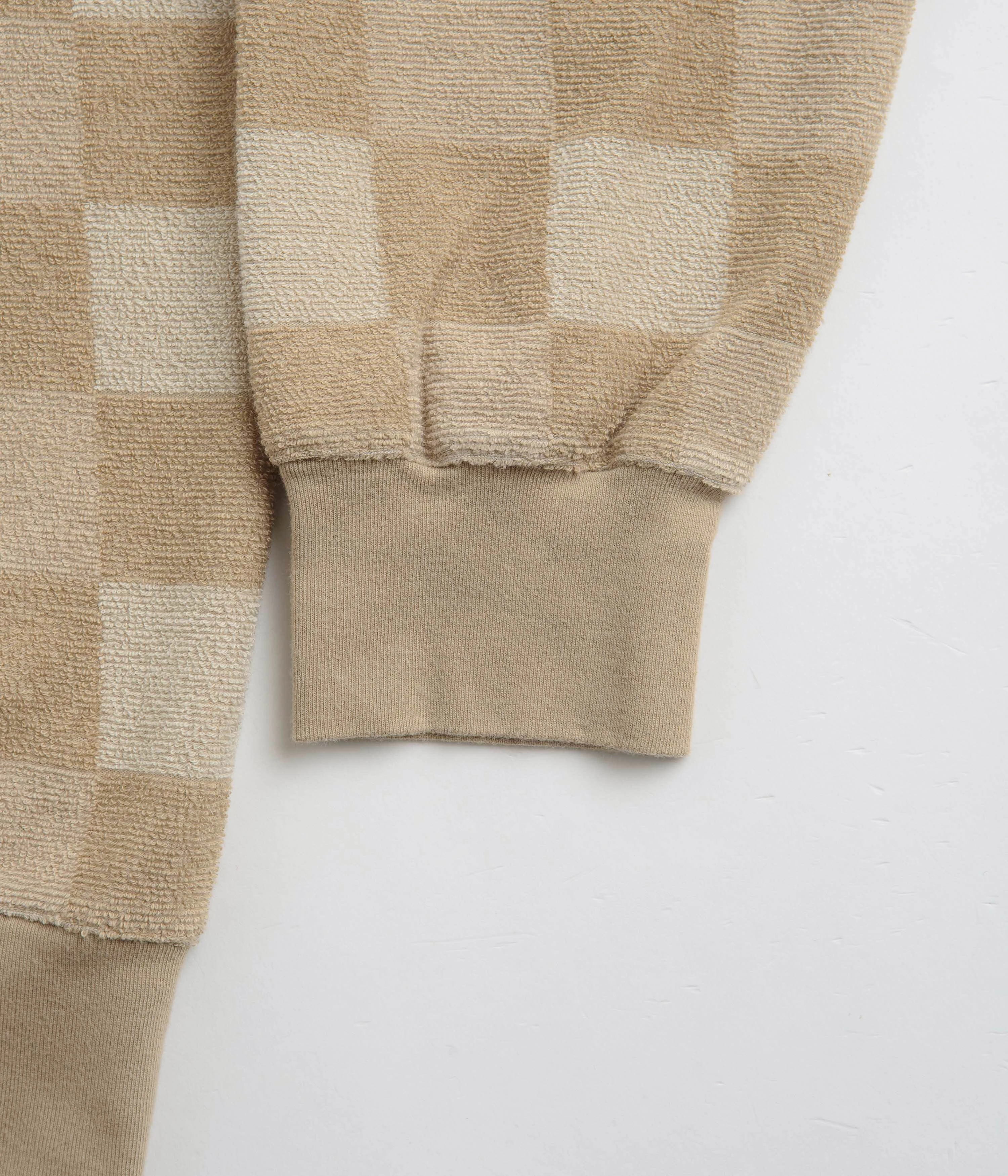 Universal Works Loose Crewneck Sweatshirt - Sand product customization options