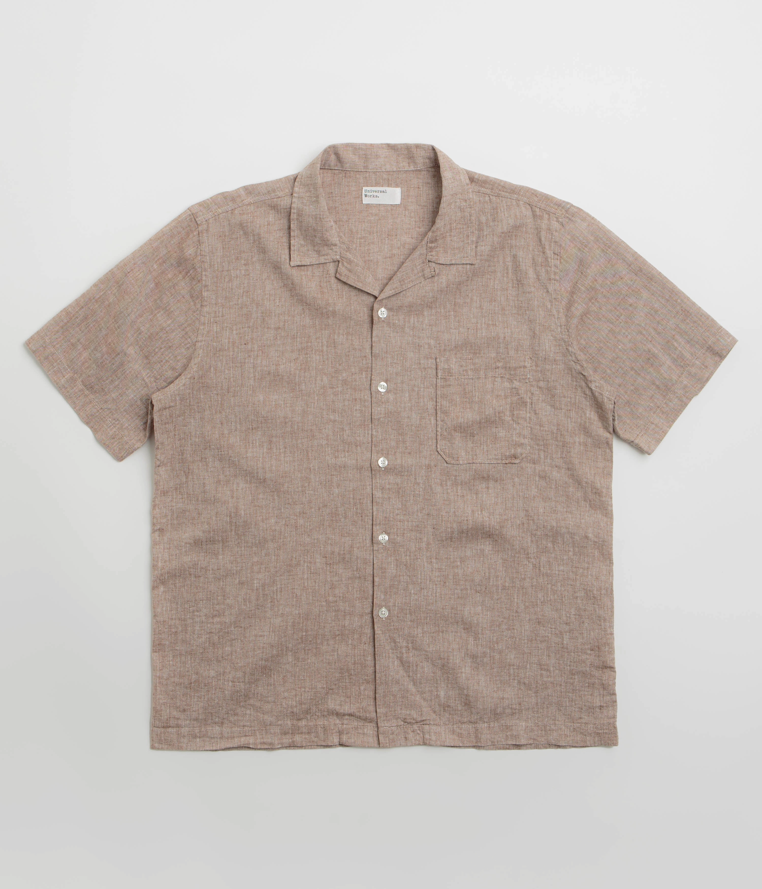 Quick Dry Technology Universal Works Road Shirt - Brown
