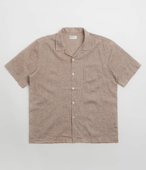 Quick Dry Technology Universal Works Road Shirt - Brown