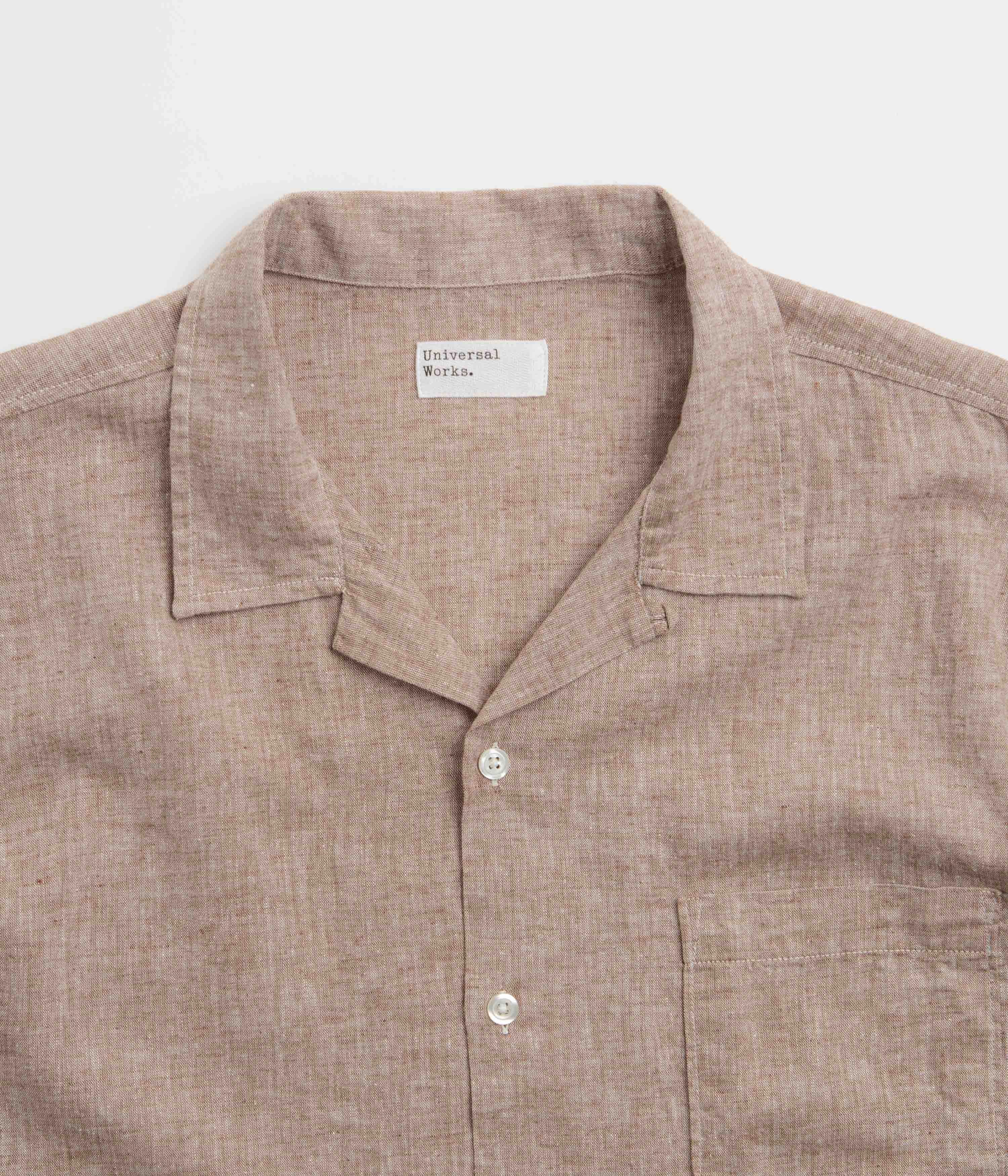 Subtle patterns Universal Works Road Shirt - Brown